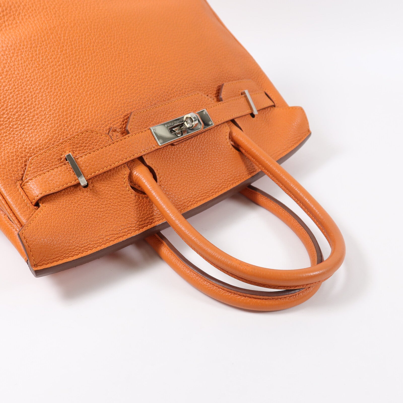 HERMES Togo皮革Birkin 30手挽袋Orange