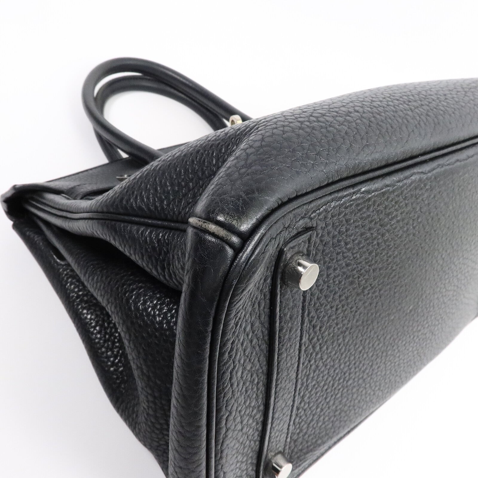 HERMES Togo皮革Birkin 30手挽袋Noir