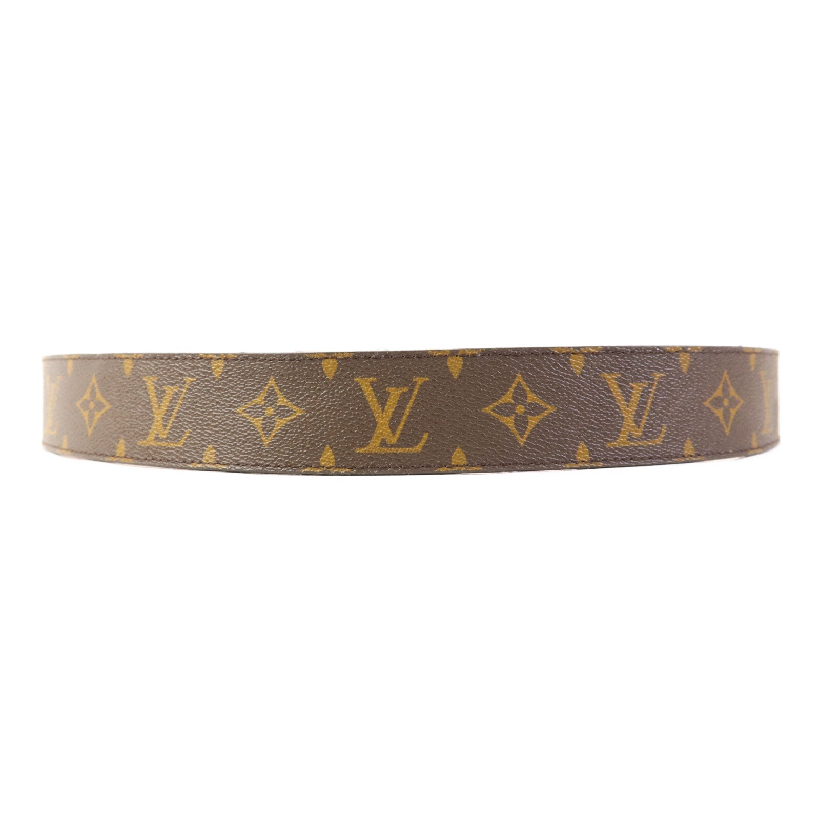 LOUIS VUITTON Monogram Belt金扣皮帶