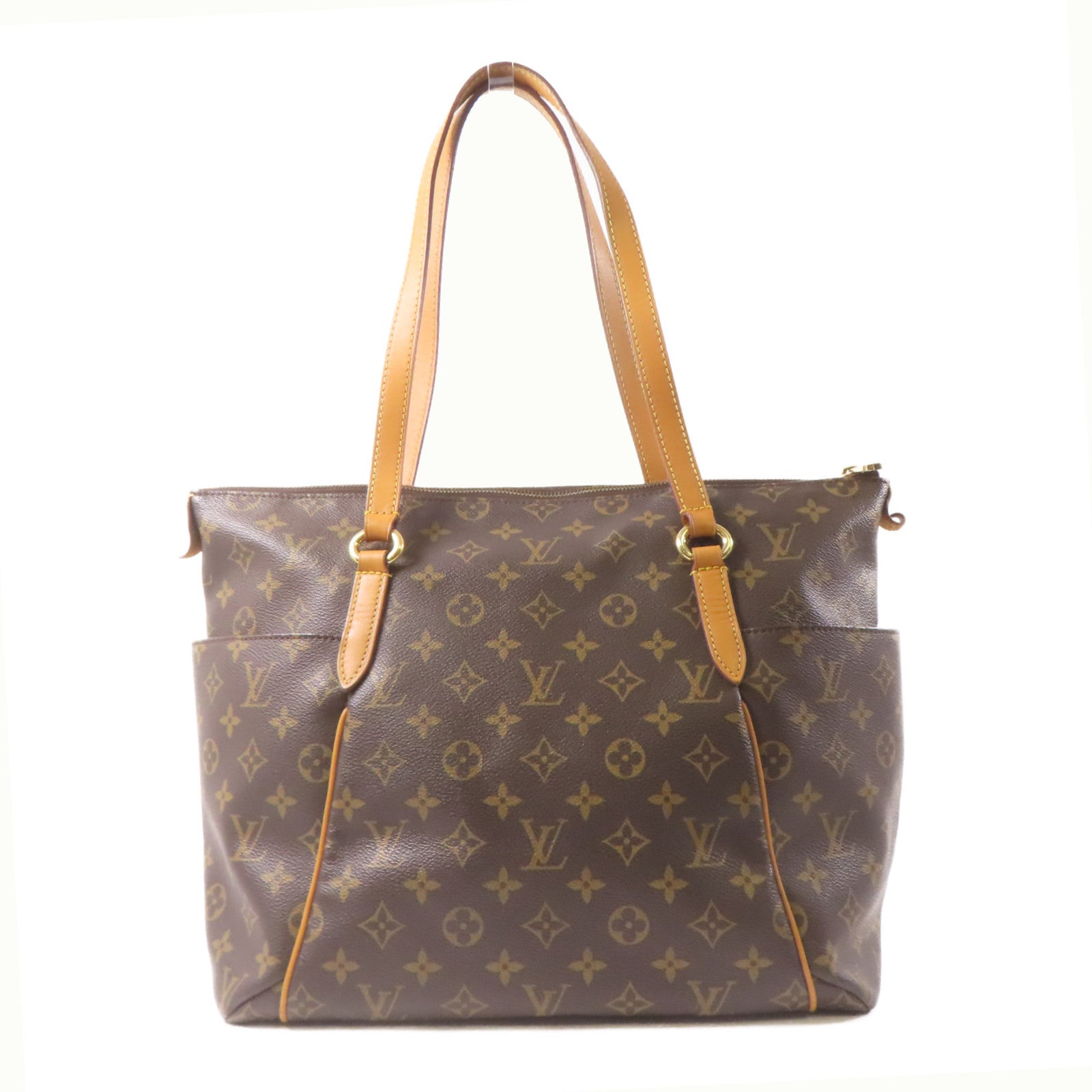 LOUIS VUITTON Monogram Totally MM金扣肩背袋啡色
