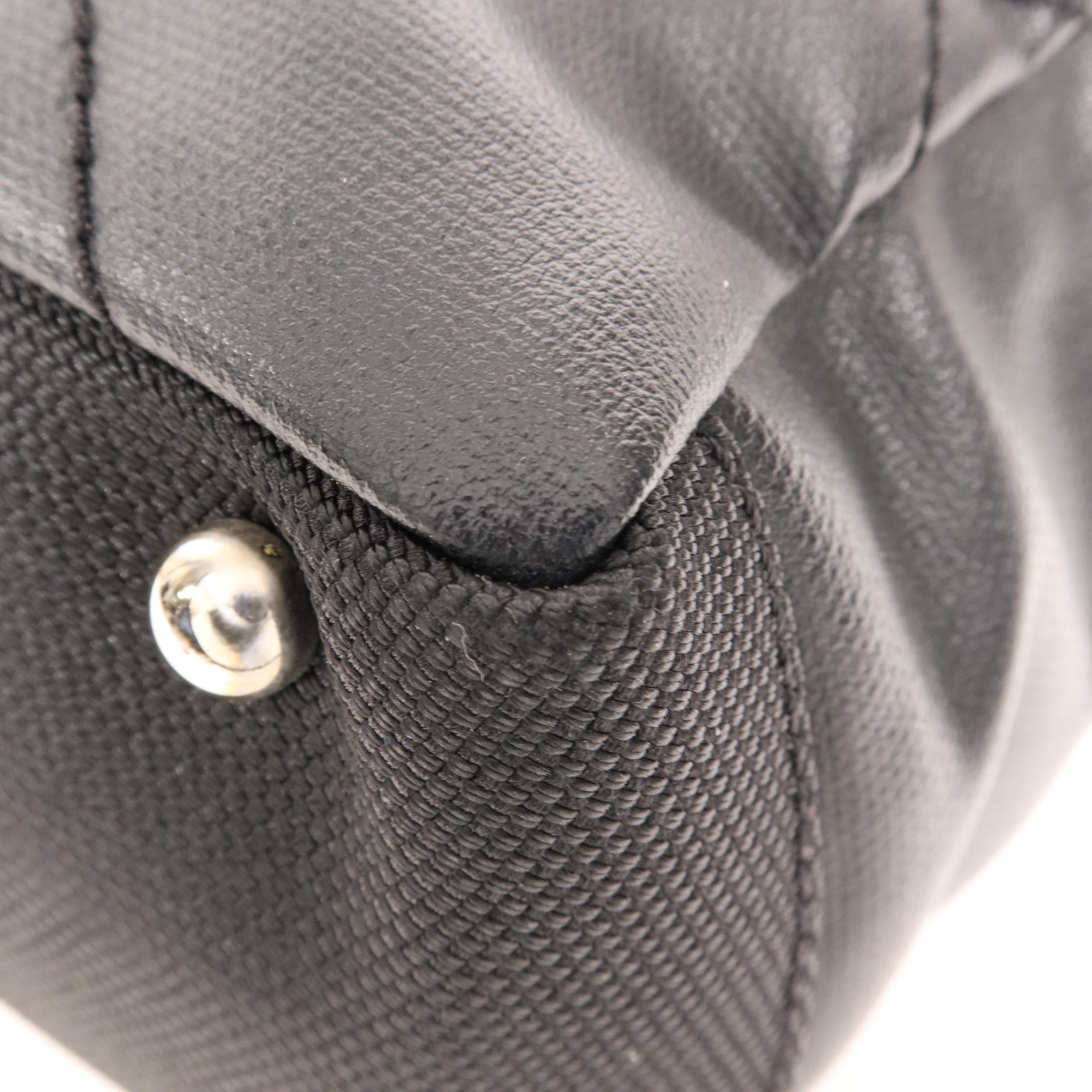 CHANEL 牛皮皮革Tote Bag銀扣手挽袋