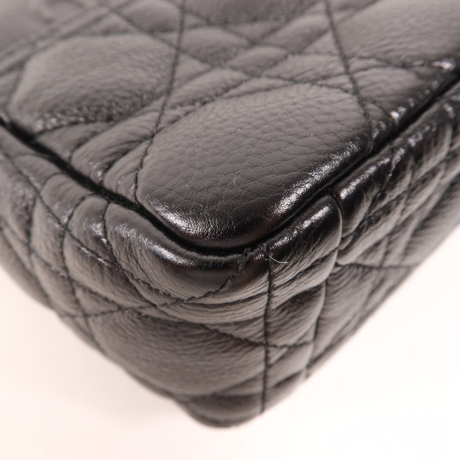 Dior 羊皮皮革Caro Small金扣肩背袋