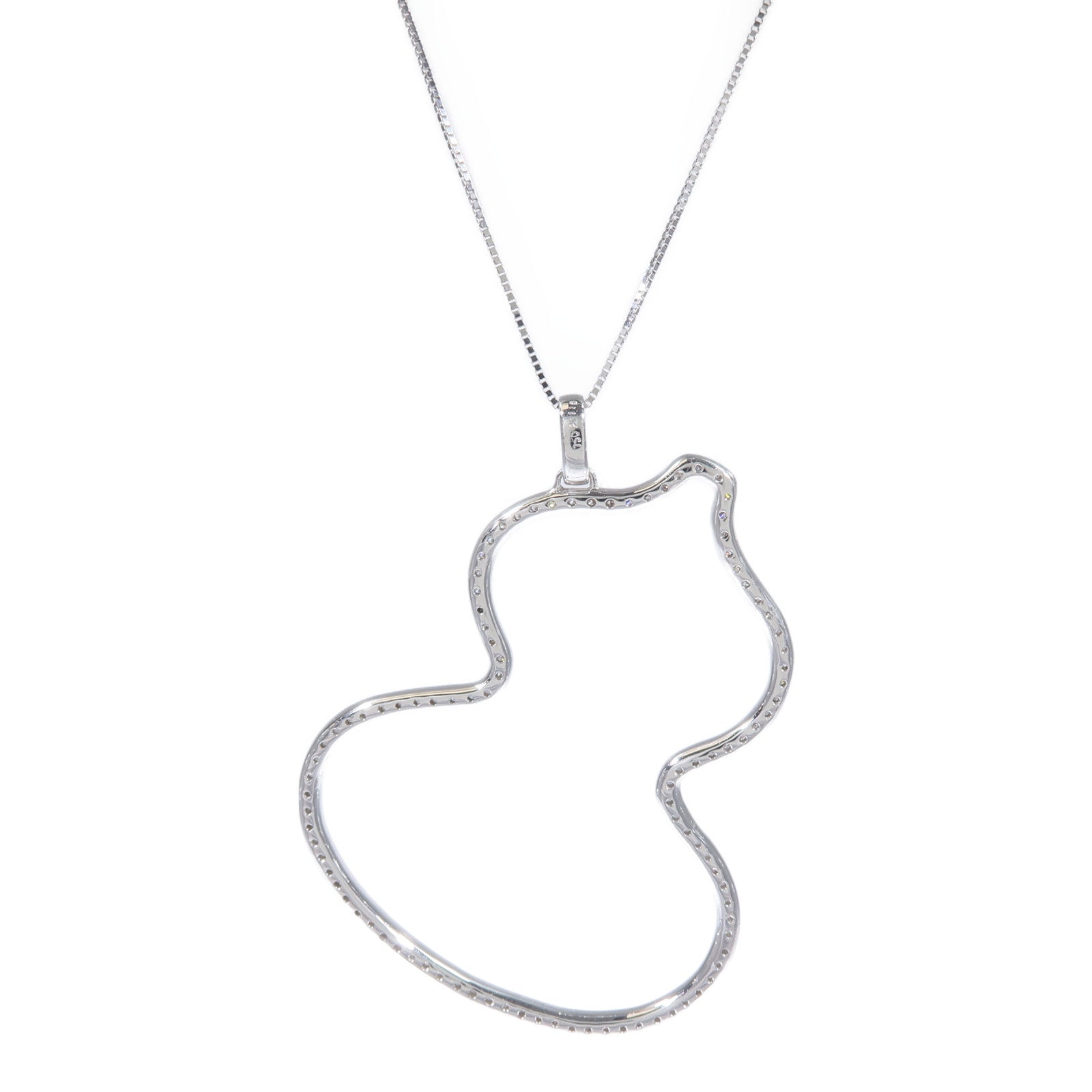 JEWELRY 18K白金Diamond Necklace鑽石項鍊