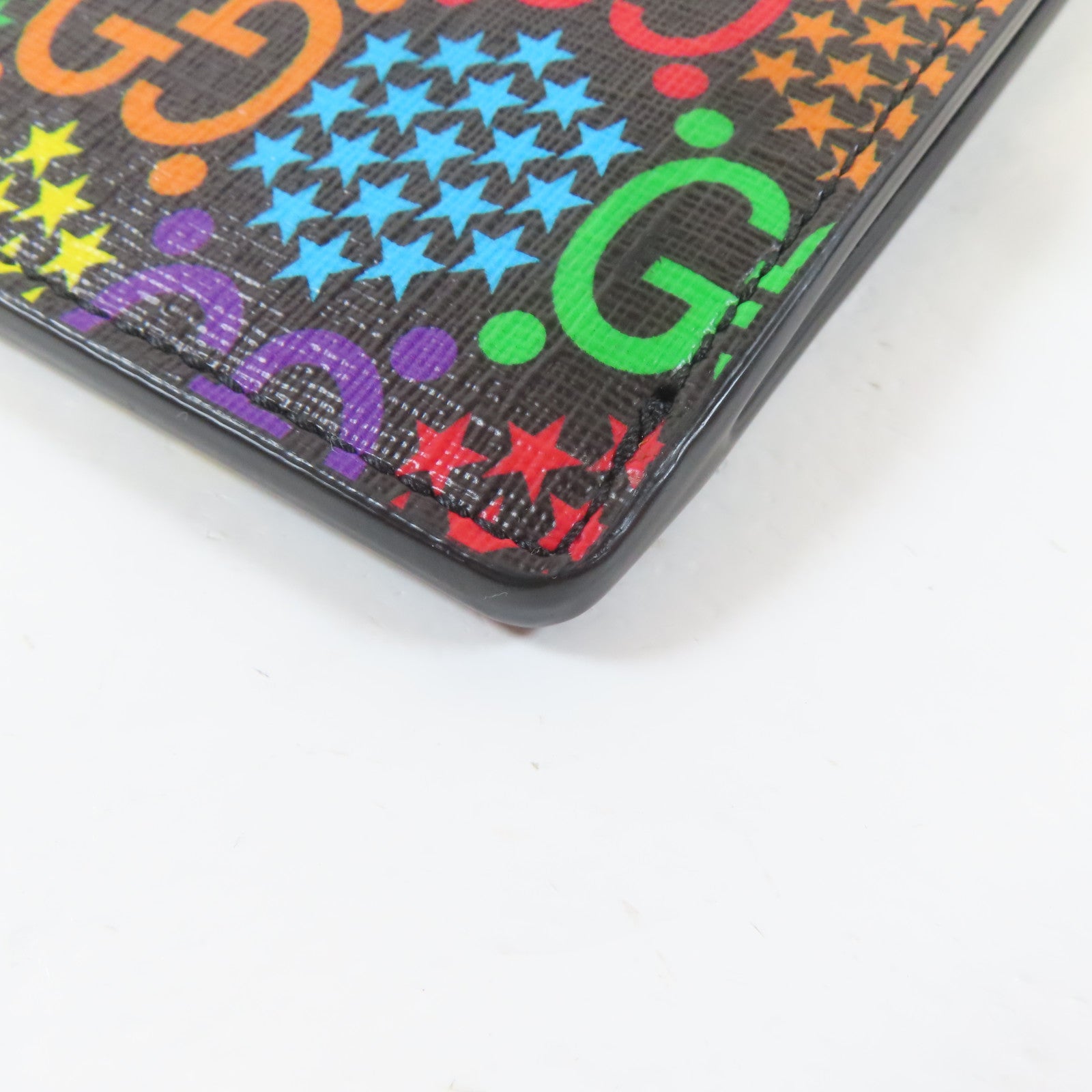 GUCCI 【激減優惠】塗層帆布Clutch Bag銀扣手拿包黑色/彩色