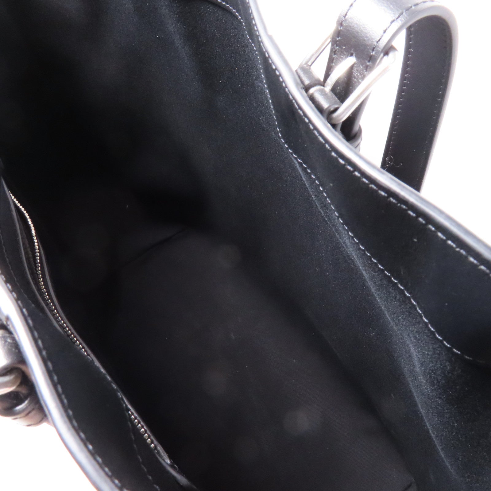 CELINE 【激減優惠】塗層帆布/皮革Shoulder Tote銀扣肩背袋/手挽袋黑色/啡色