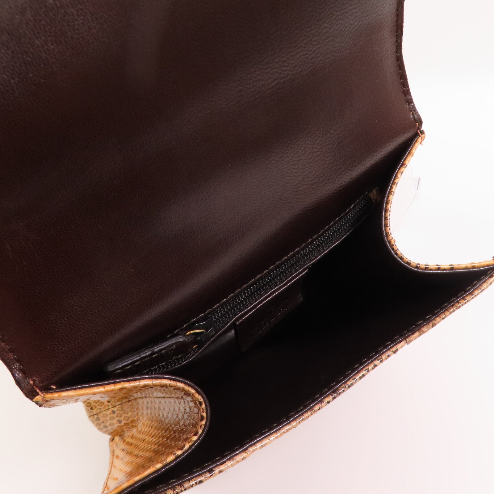GUCCI 【激減優惠】蛇皮皮革Hand Bag金扣手挽袋