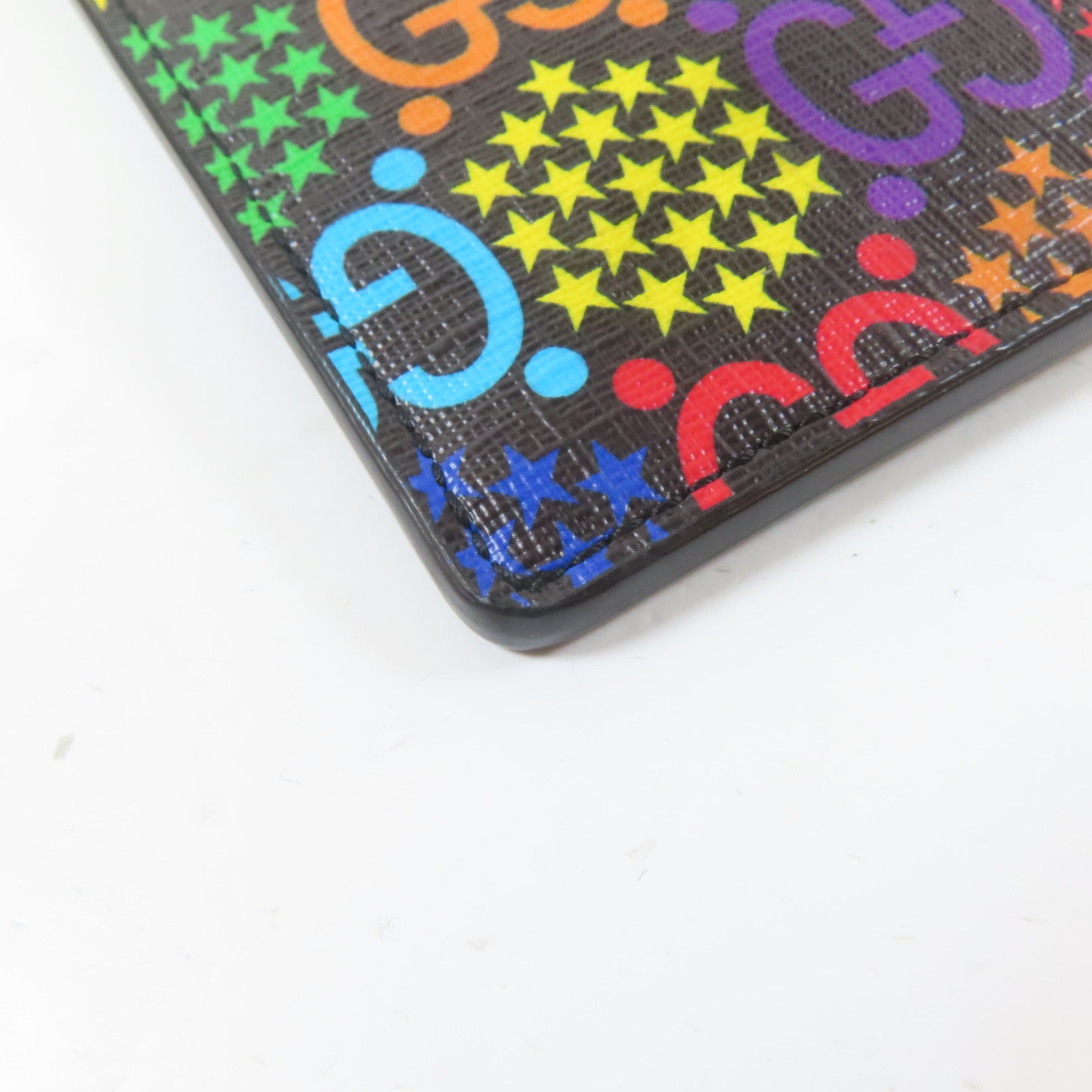 GUCCI 【激減優惠】塗層帆布Clutch Bag銀扣手拿包黑色/彩色
