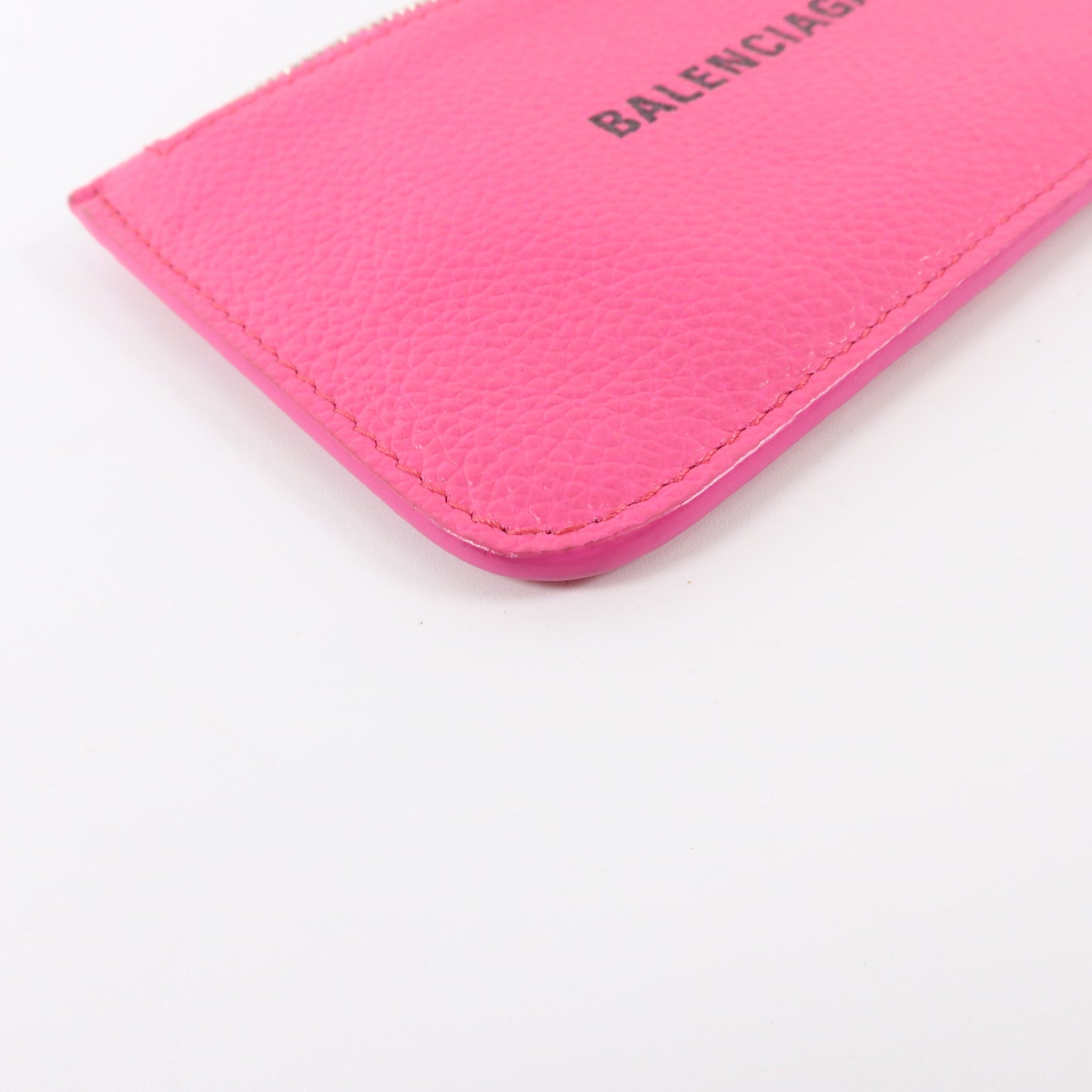 BALENCIAGA 牛皮皮革Card Case銀扣卡片套