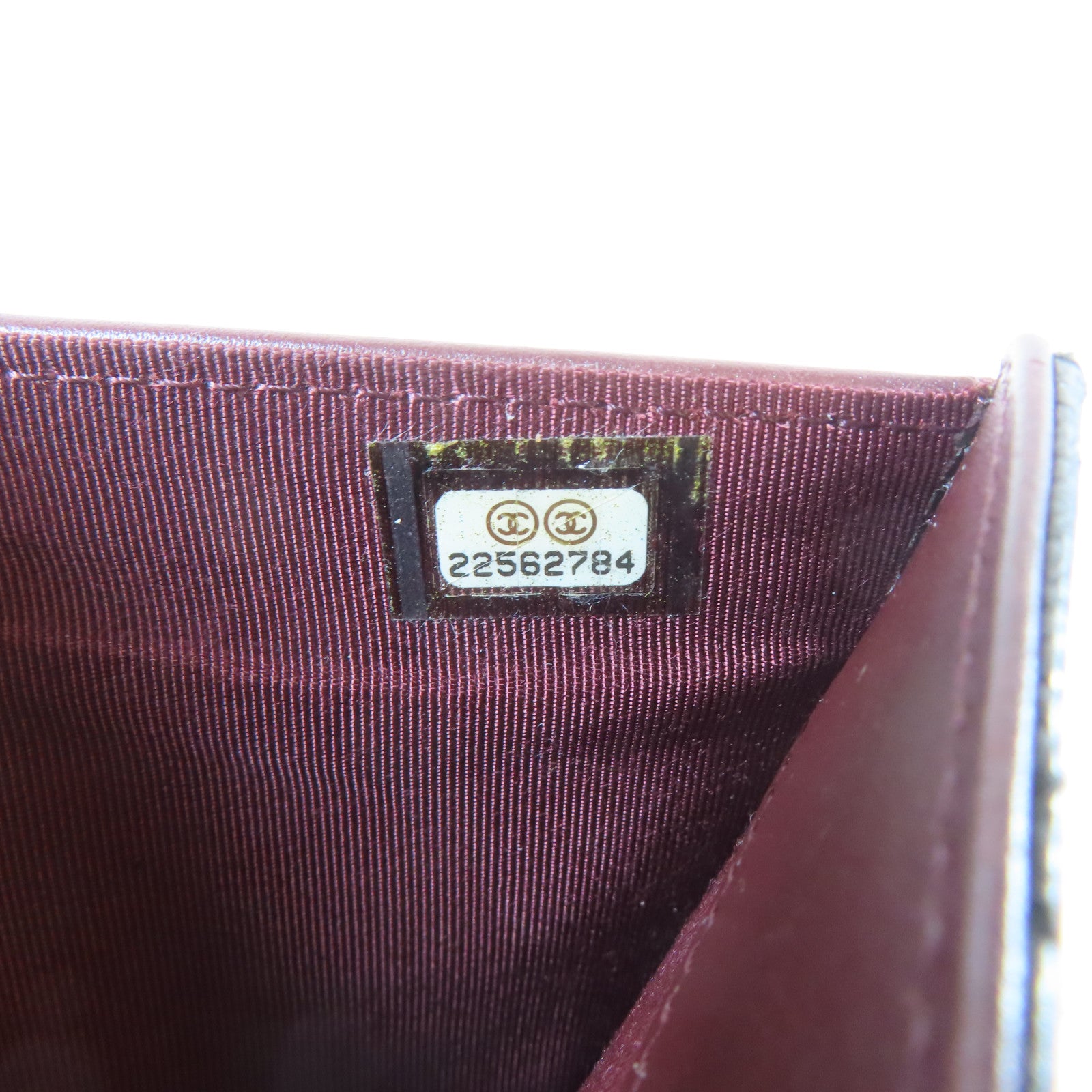 CHANEL 菱格Caviar皮革Long Bifold Wallet金扣長錢包黑色