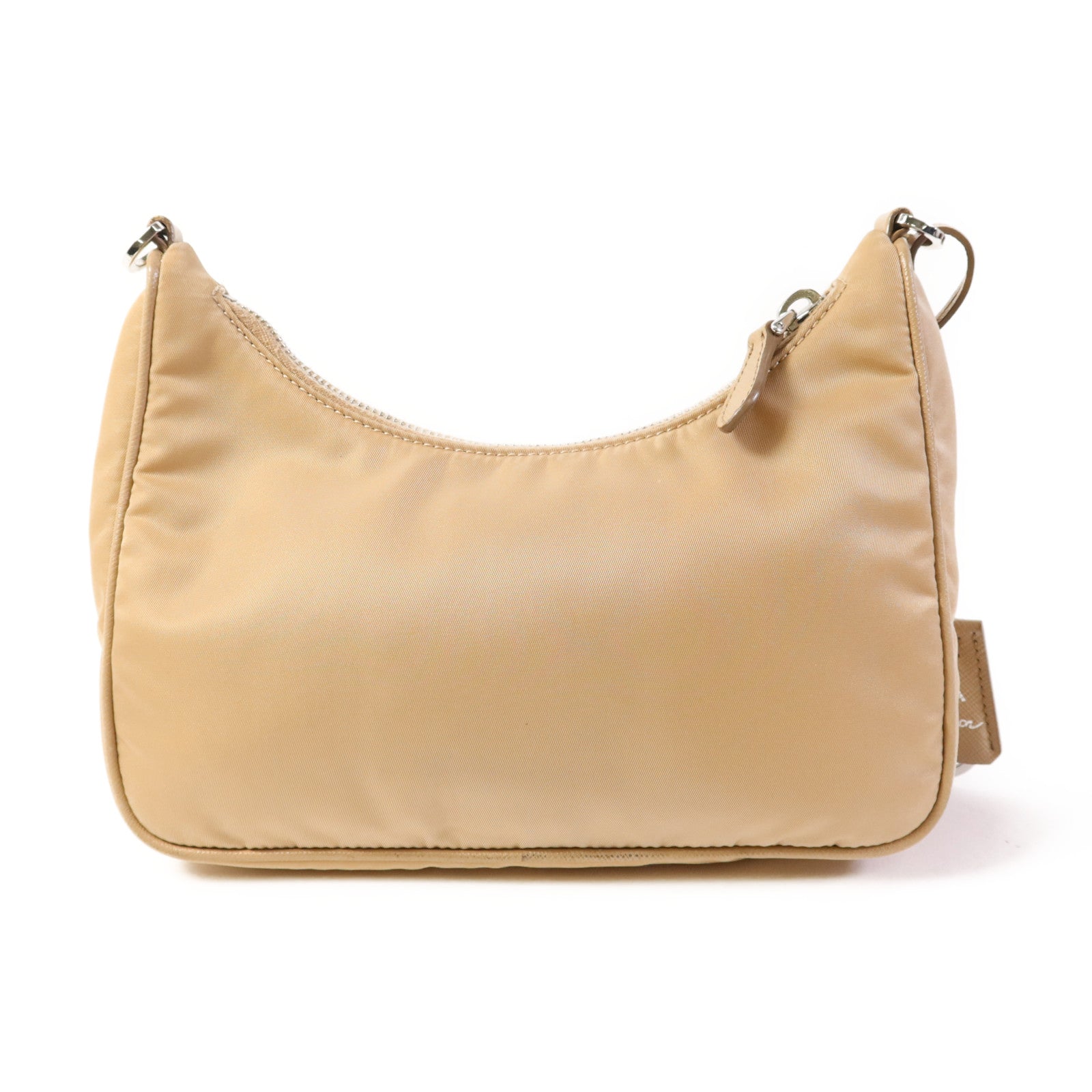 PRADA 尼龍Re-Edition 2005銀扣肩背袋