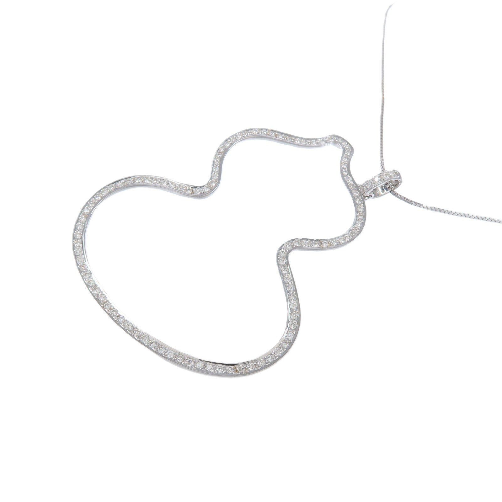 JEWELRY 18K白金Diamond Necklace鑽石項鍊
