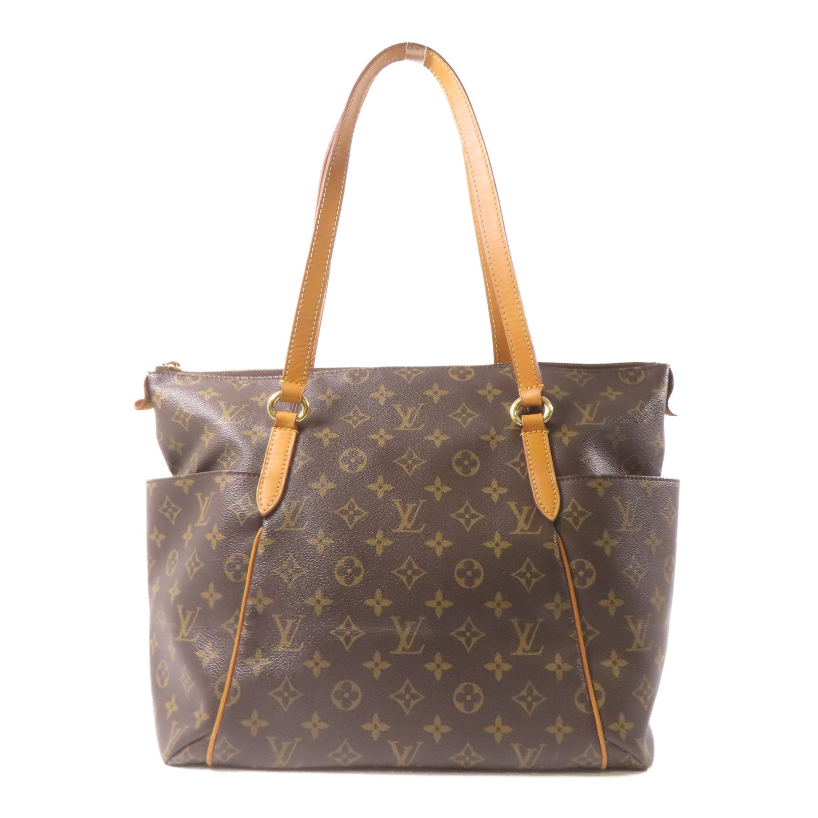 LOUIS VUITTON Monogram Totally MM金扣肩背袋啡色
