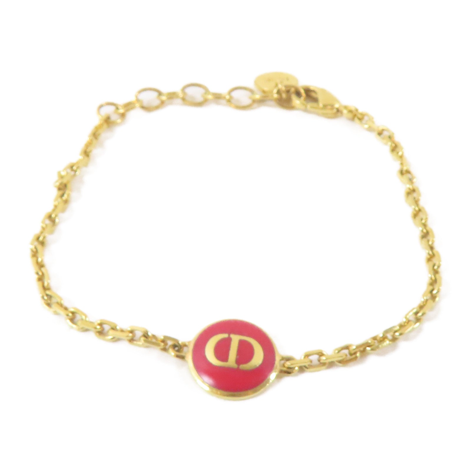 Dior 金屬Bracelet手鏈金色/紅色