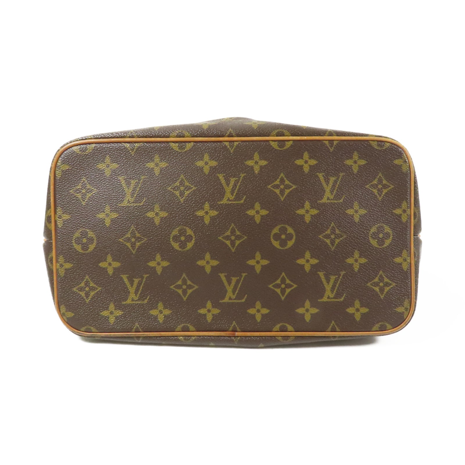 LOUIS VUITTON Monogram Palermo PM金扣手挽肩背兩用袋棕色