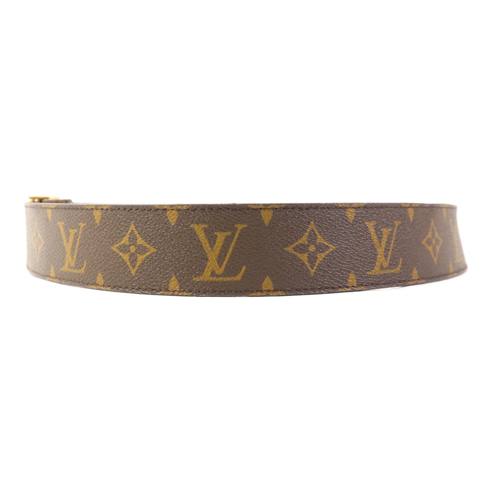 LOUIS VUITTON Monogram Belt金扣皮帶