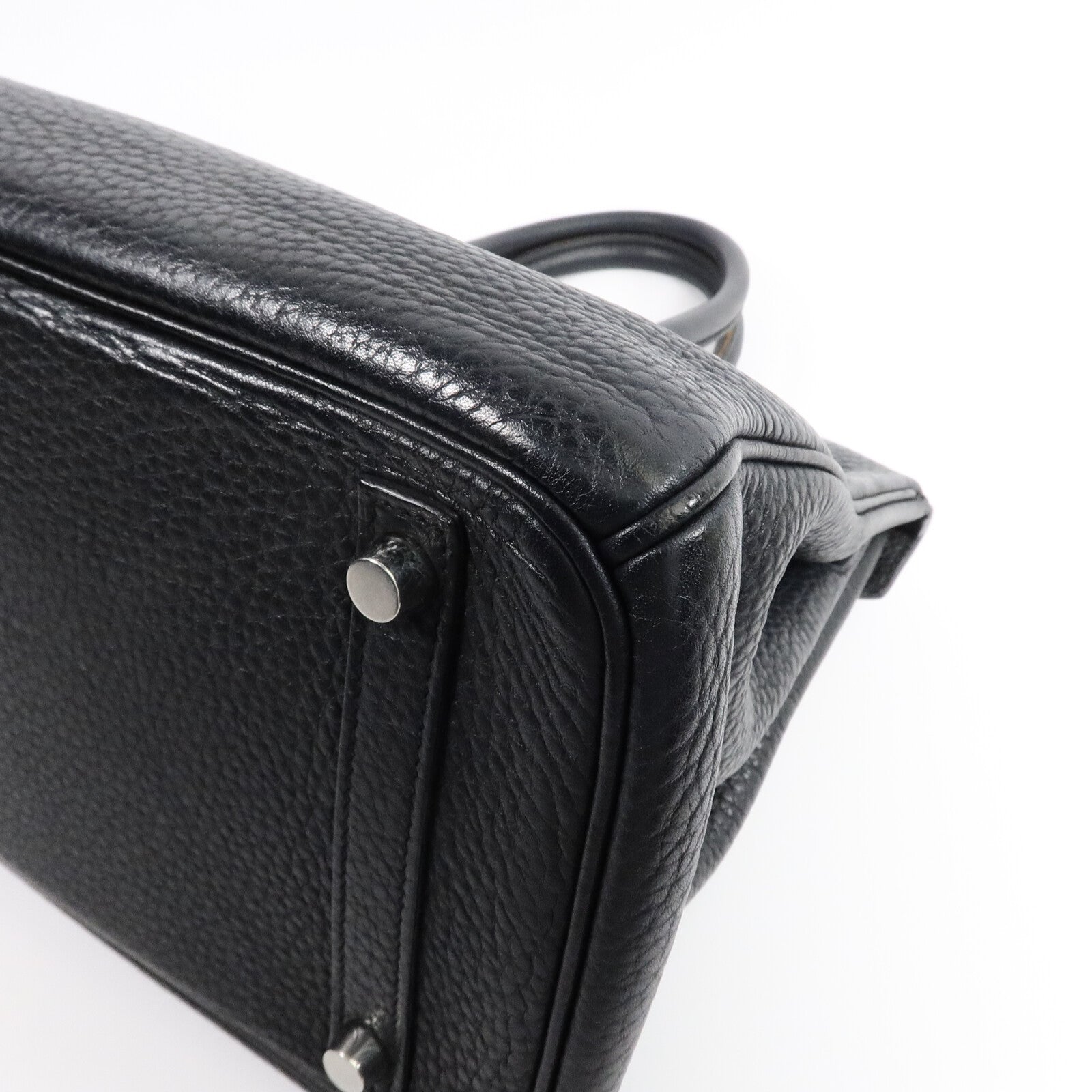 HERMES Togo皮革Birkin 30手挽袋Noir