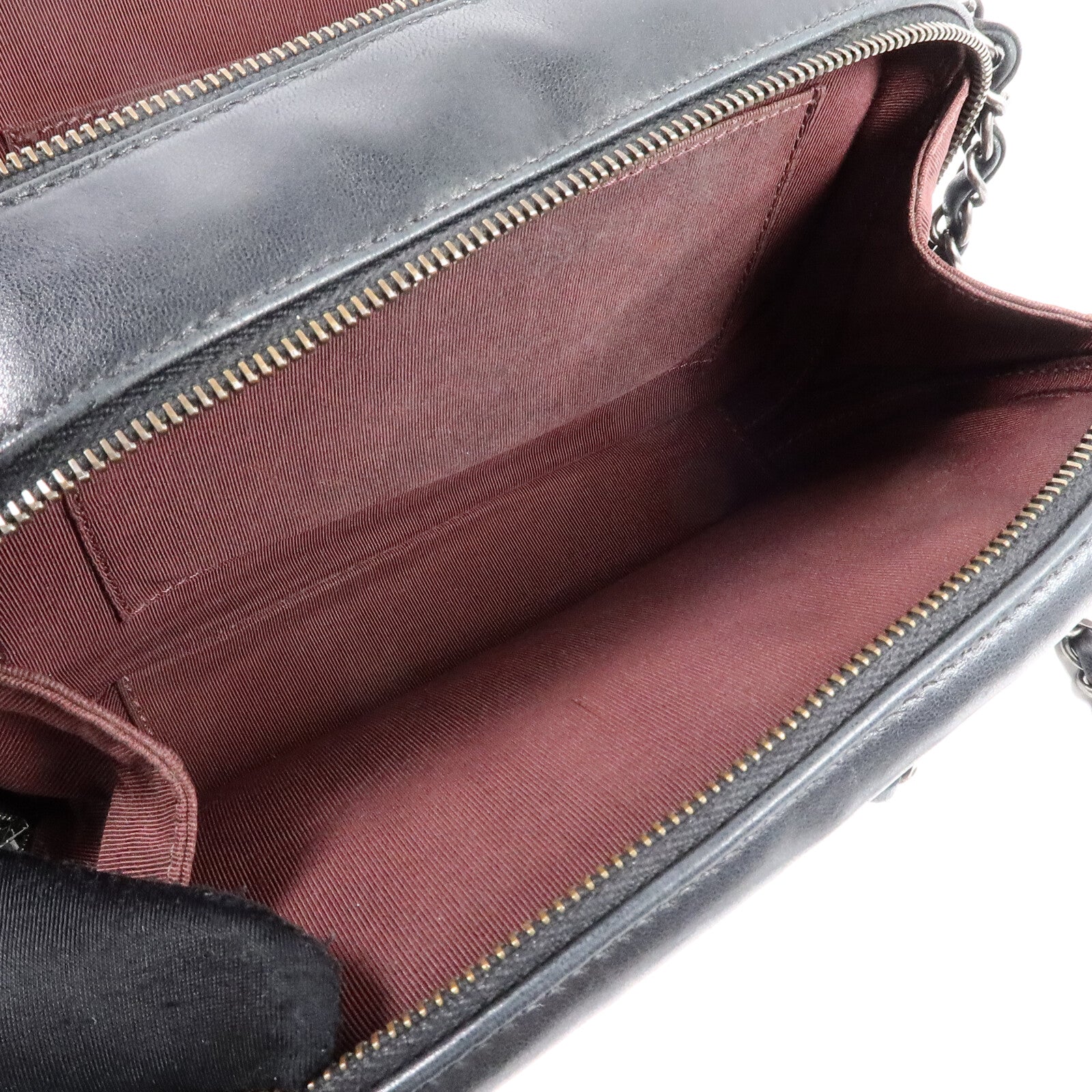 CHANEL 牛皮皮革Shoulder Bag鏈帶肩背袋