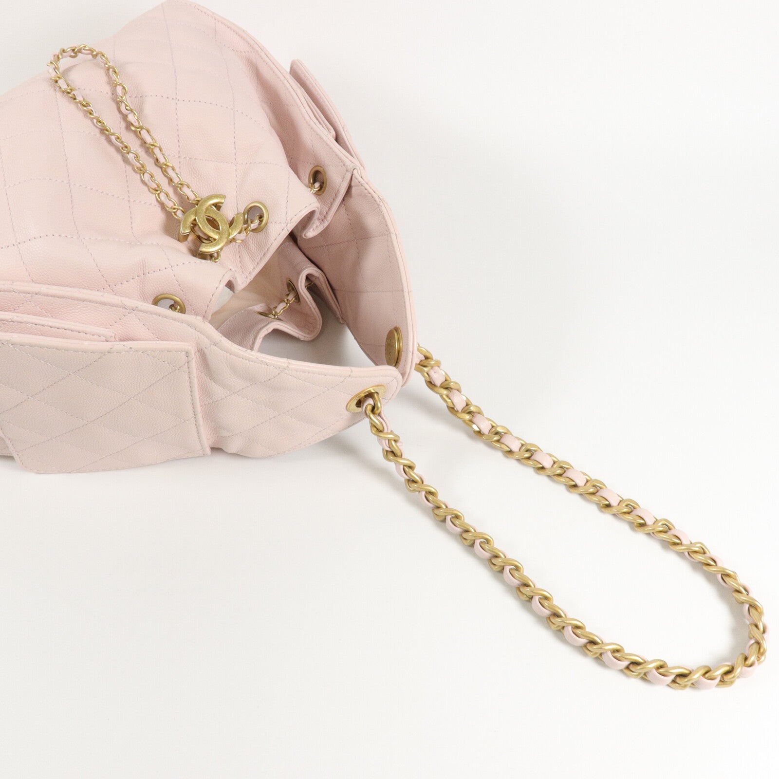CHANEL 牛皮皮革Chanel 25 Small鏈帶肩背袋