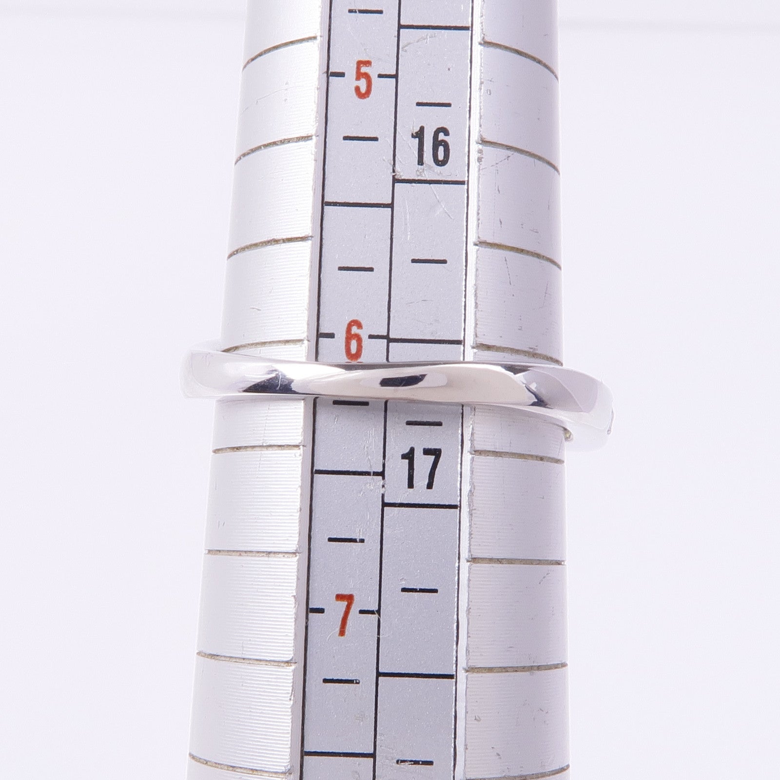 JEWELRY 18K白金Cat's Eye Diamond Ring貓眼石/鑽石戒指US#6