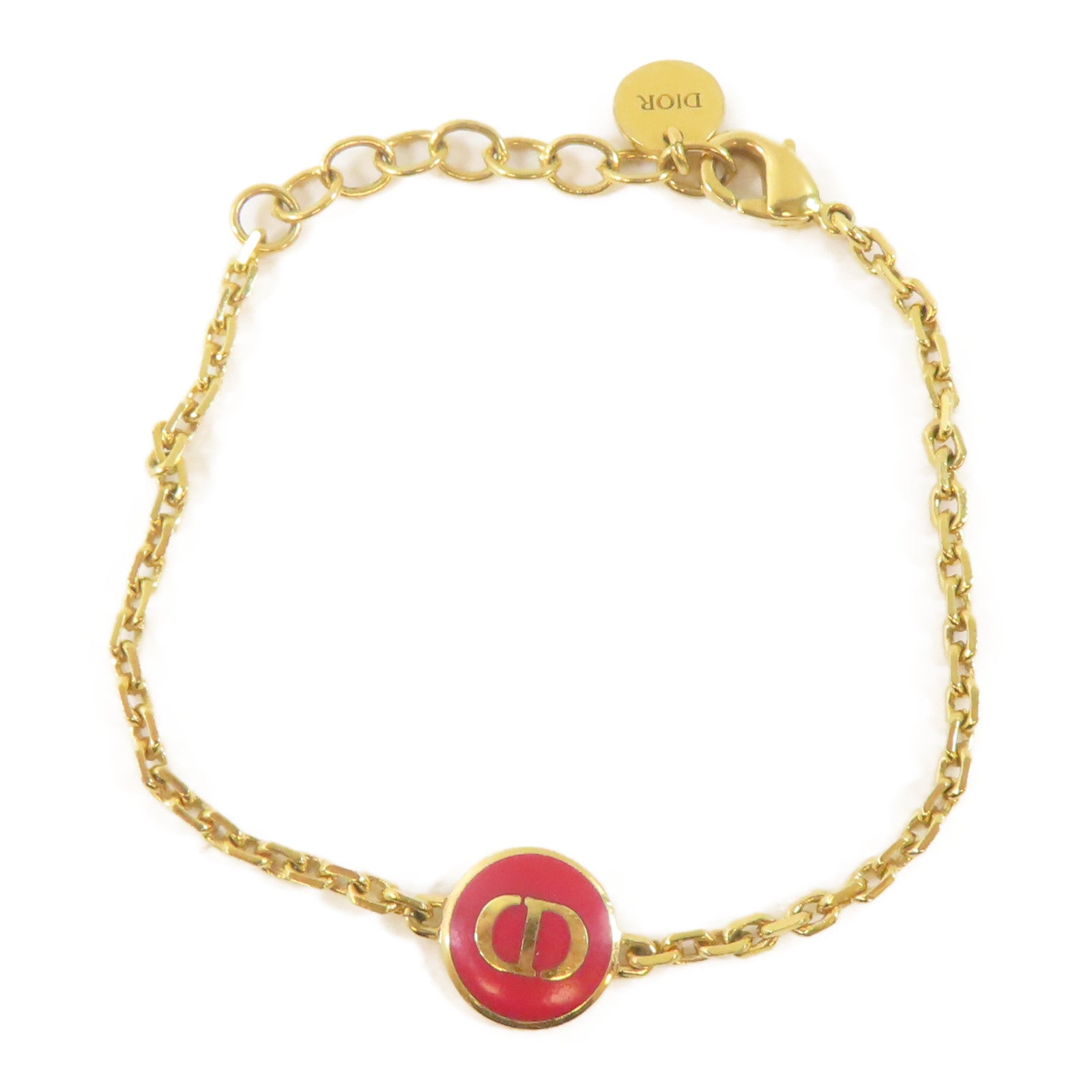 Dior 金屬Bracelet手鏈金色/紅色
