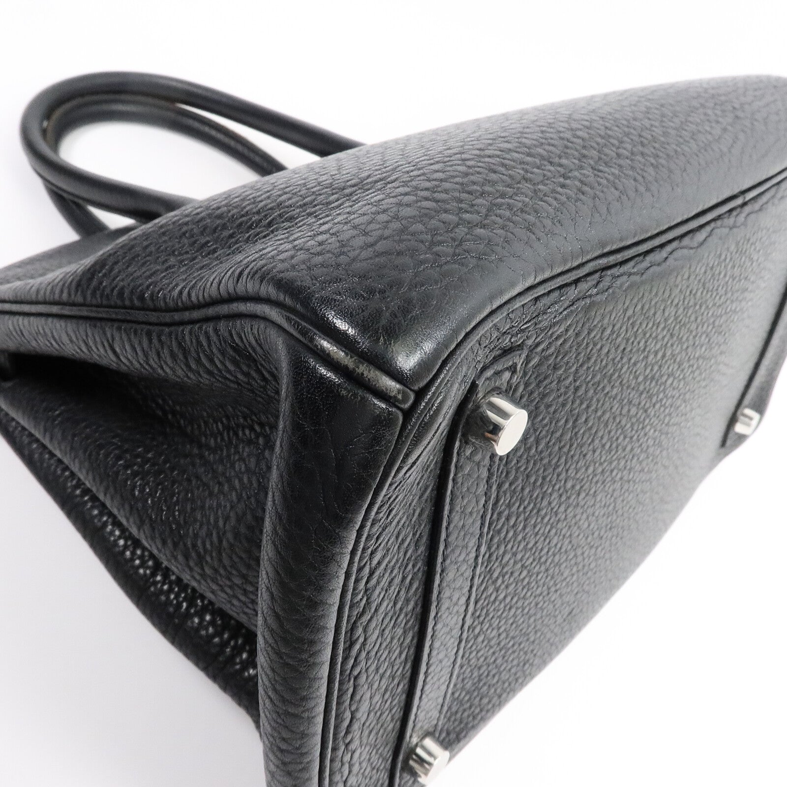 HERMES Togo皮革Birkin 30手挽袋Noir