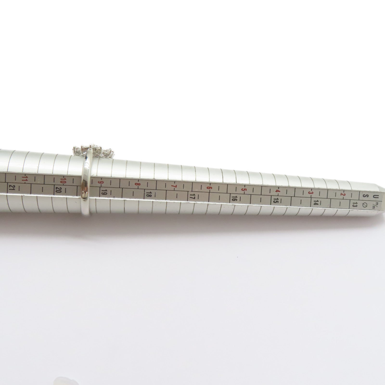 JEWELRY PT900鉑金Diamond Ring 0.55ct鑽石/0.78ct鑚石戒指US#9.5