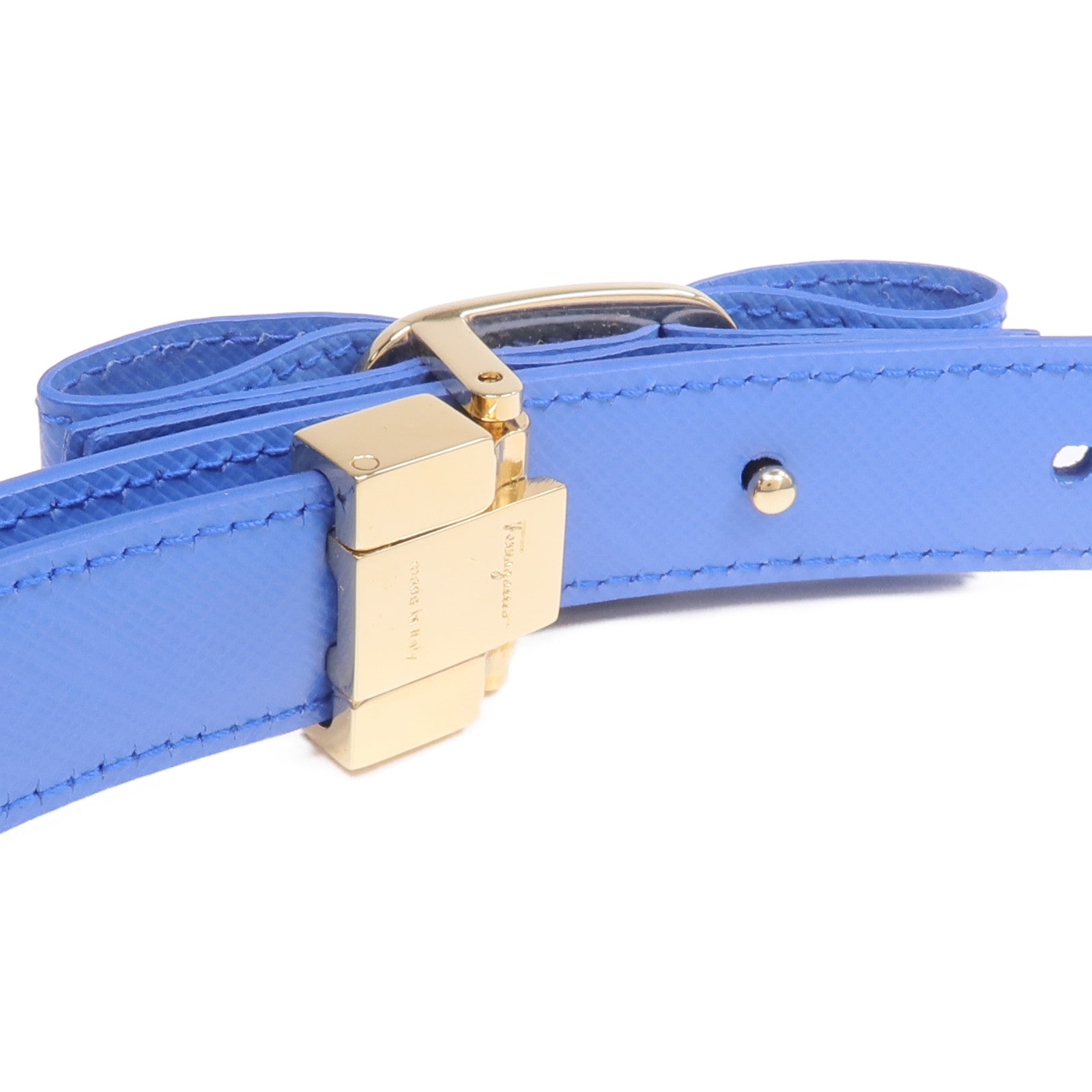 Salvatore Ferragamo 牛皮皮革Vara Bow Belt皮帶