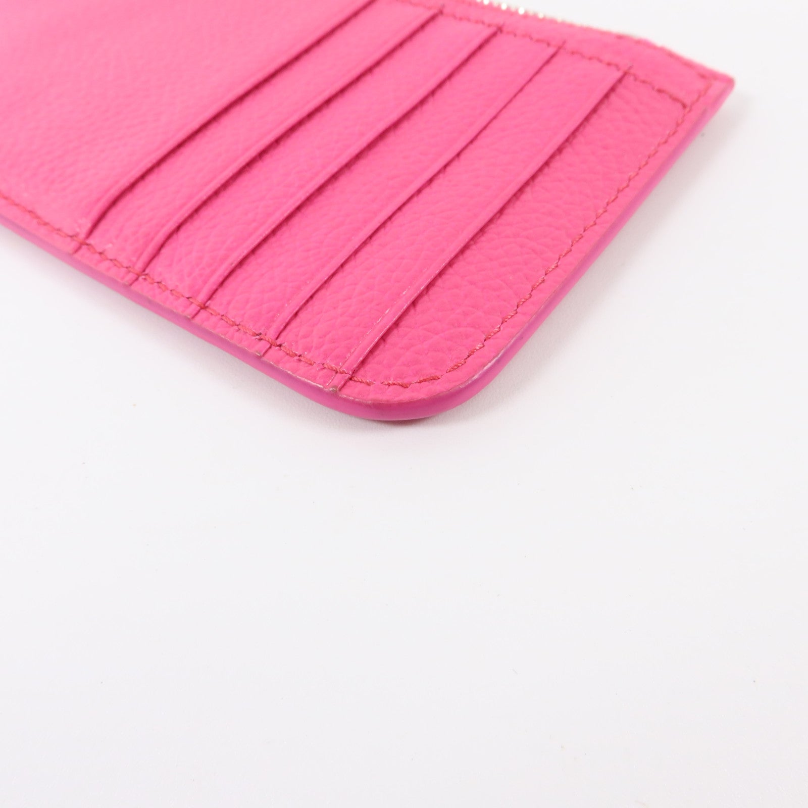 BALENCIAGA 牛皮皮革Card Case銀扣卡片套