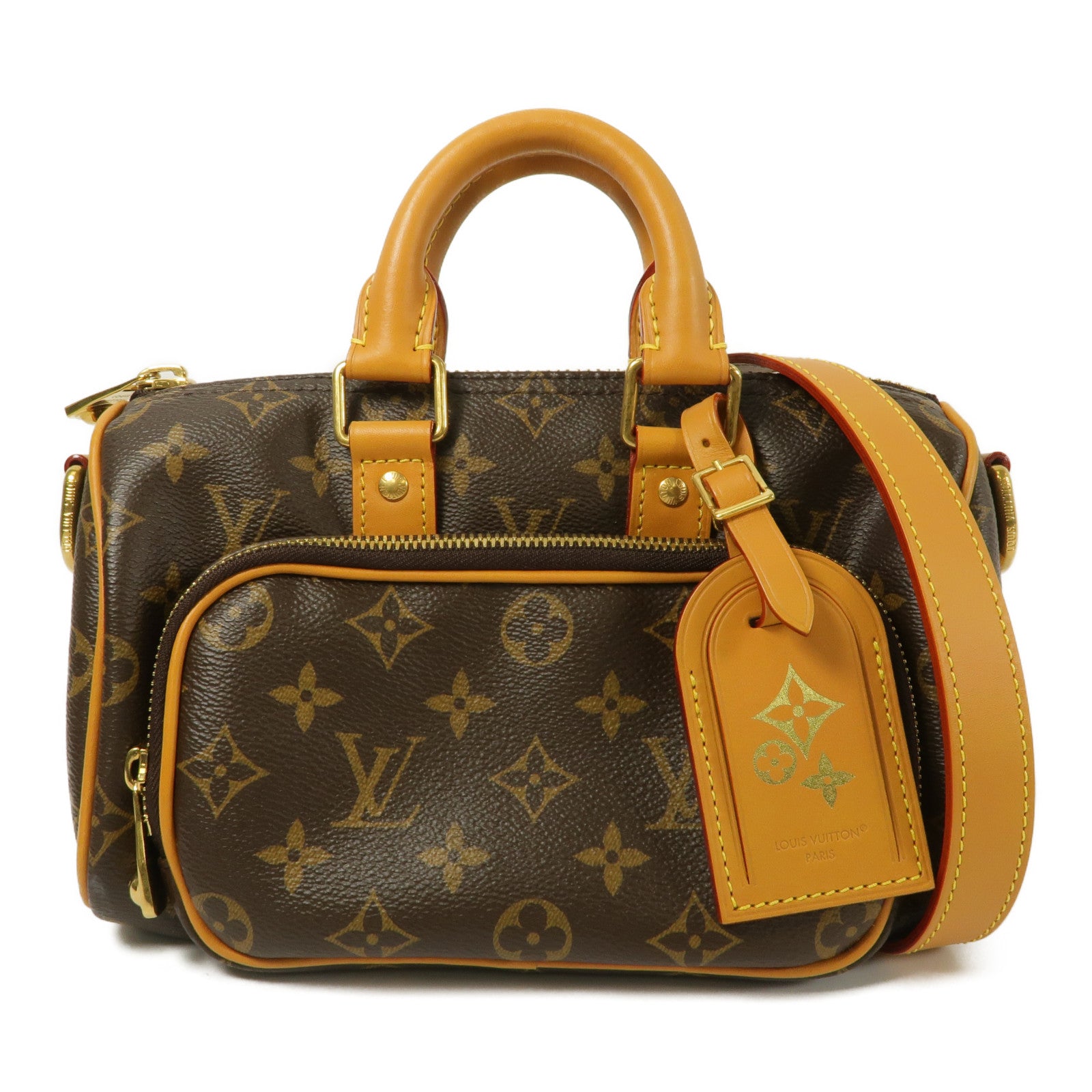 LOUIS VUITTON Monogram Keepall 25 Cargo手挽肩背兩用袋