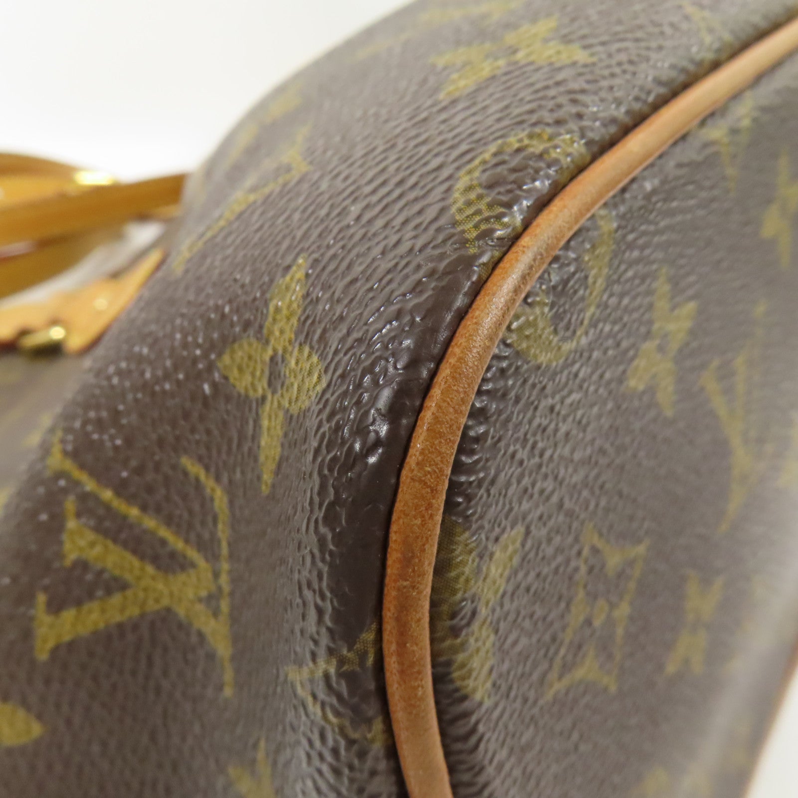 LOUIS VUITTON 【激減優惠】Monogram Palermo PM金扣手挽肩背兩用袋棕色