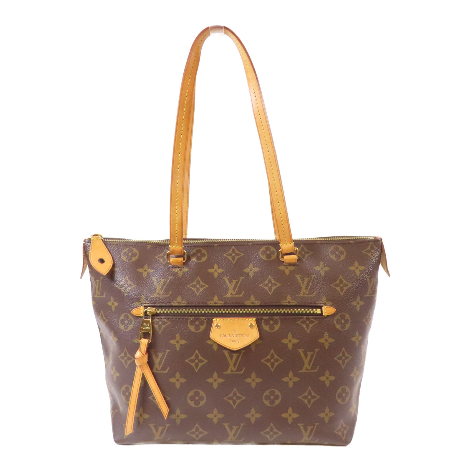 LOUIS VUITTON Monogram Iena PM金扣手挽袋啡色