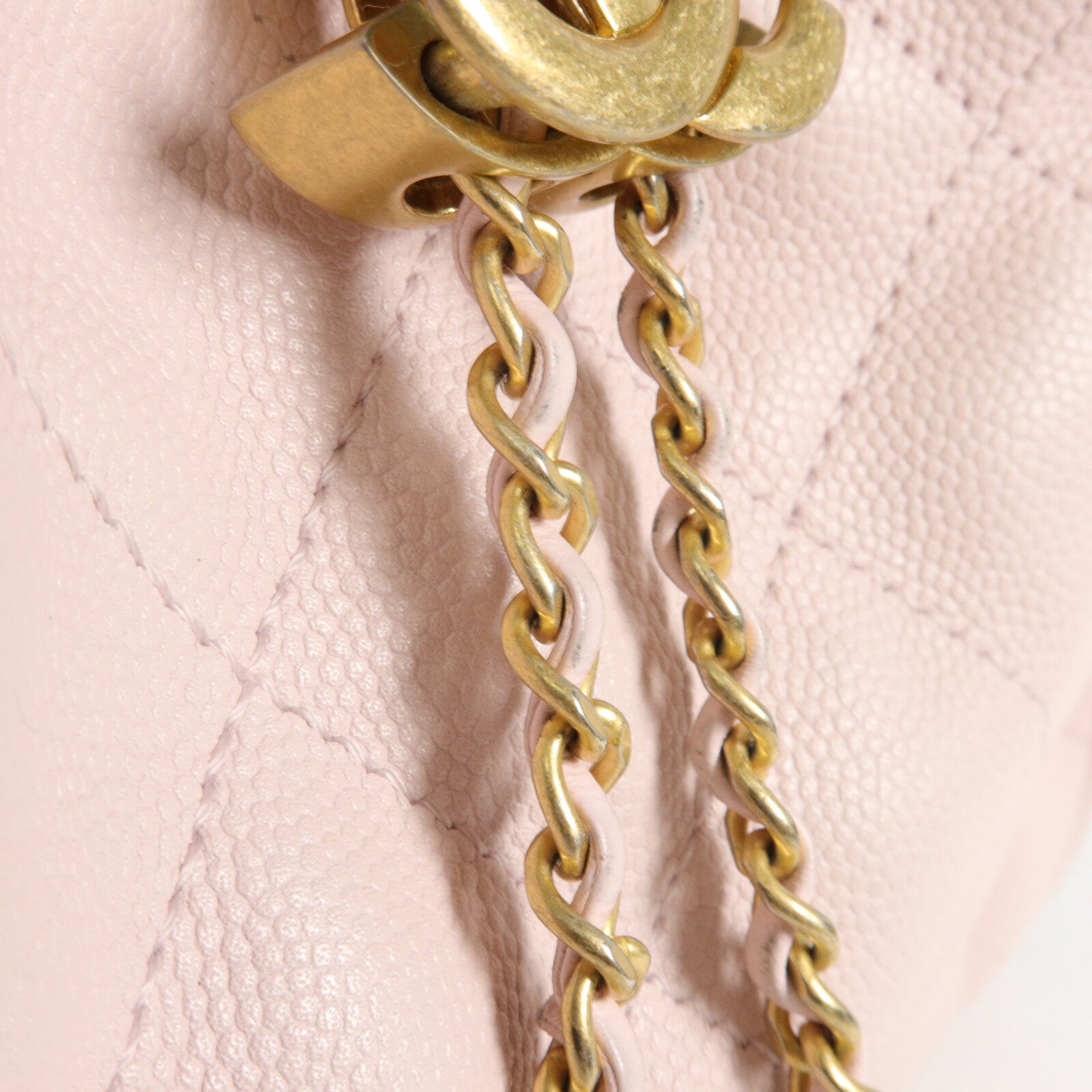 CHANEL 牛皮皮革Chanel 25 Small鏈帶肩背袋