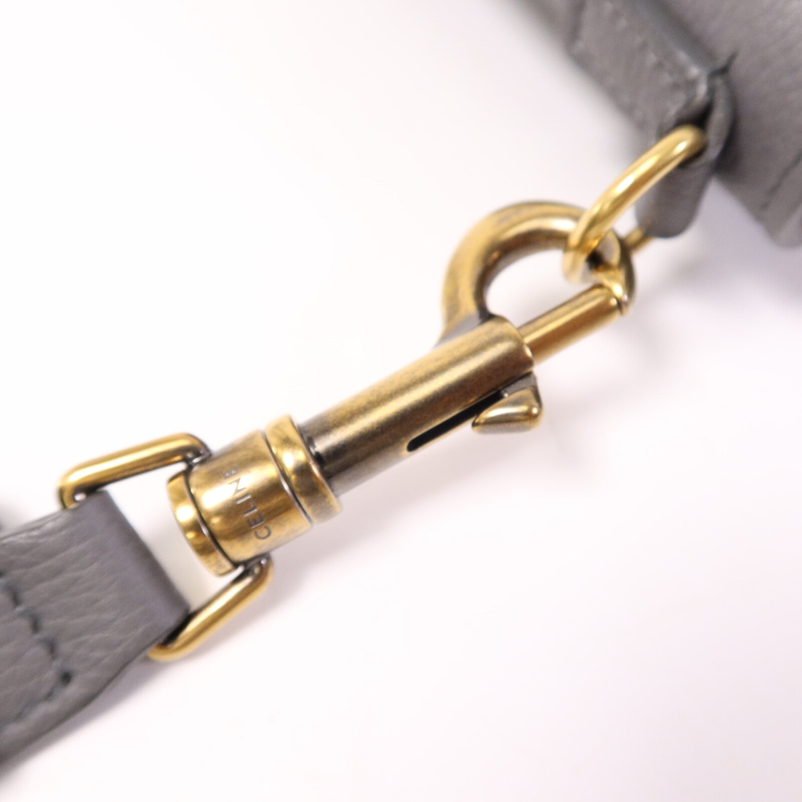 CELINE 牛皮皮革Nano Luggage金扣手挽肩背兩用袋