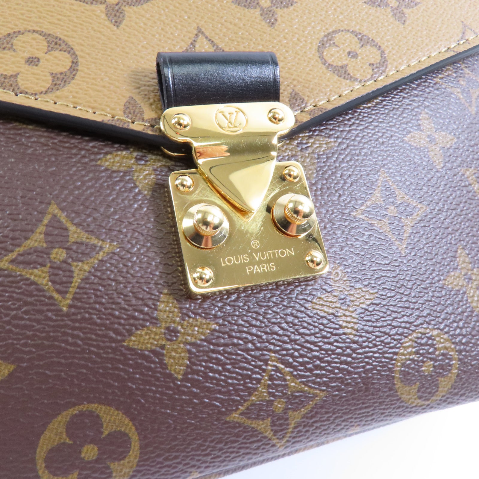 LOUIS VUITTON LV Pochette Metis 2 Way Shoulder Bag M44876 Monogram Reverse Brown