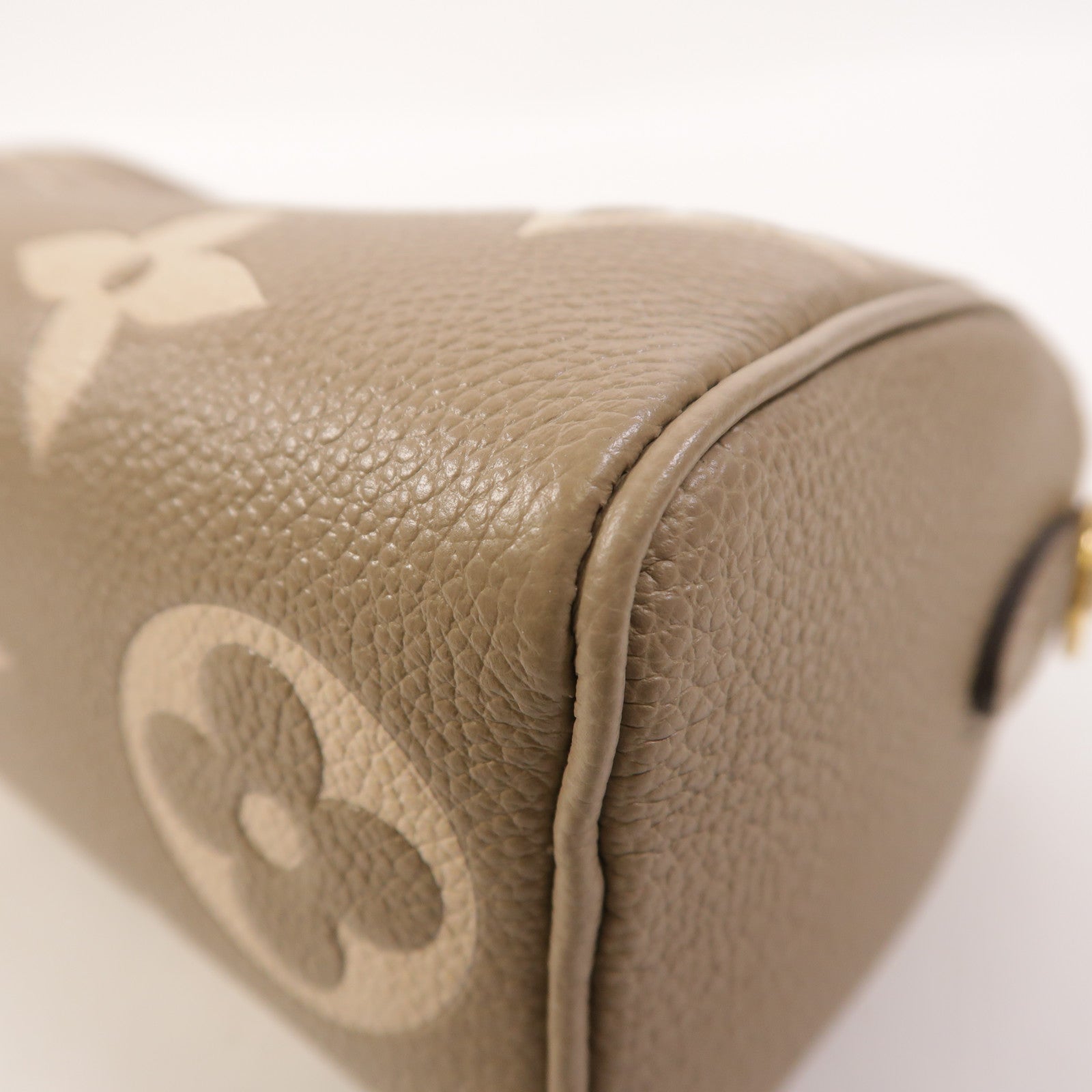 LOUIS VUITTON Monogram Empreinte Nano Speedy金扣手挽肩背兩用袋