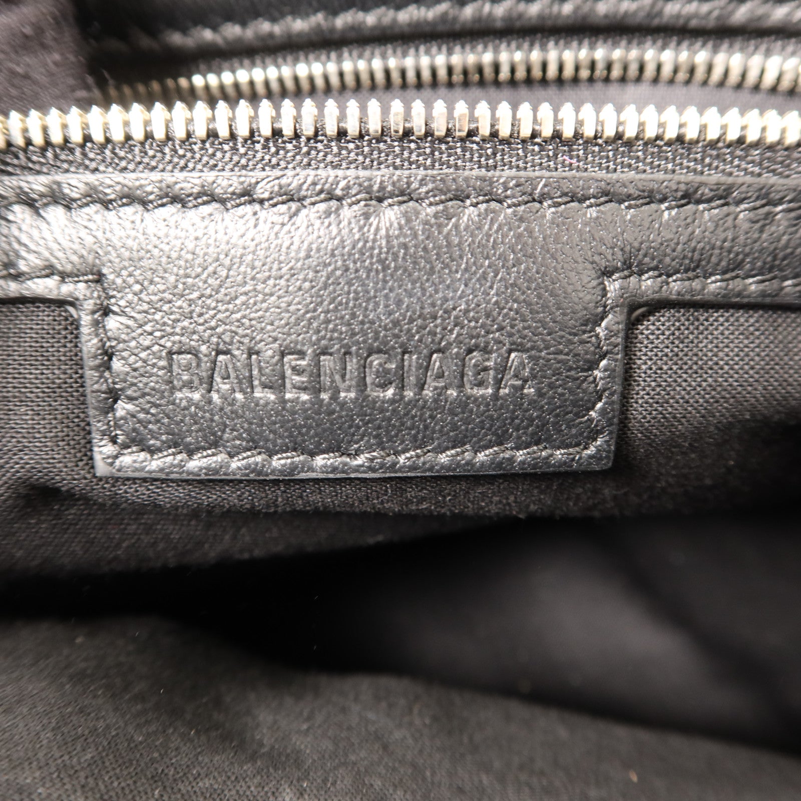 BALENCIAGA 牛皮皮革Le City Bag Small銀扣手挽肩背兩用袋