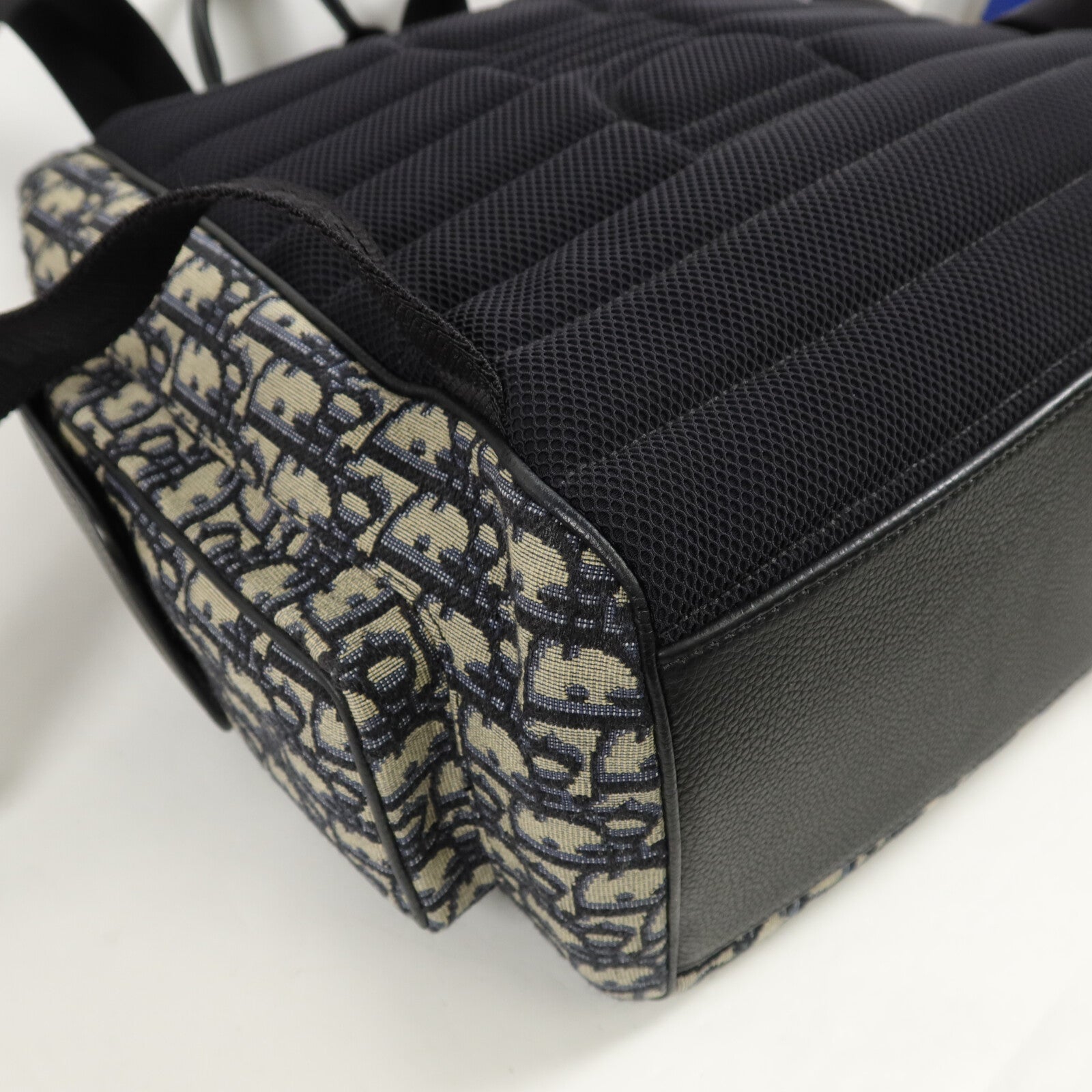 Dior 帆布/牛皮皮革Saddle Backpack背包