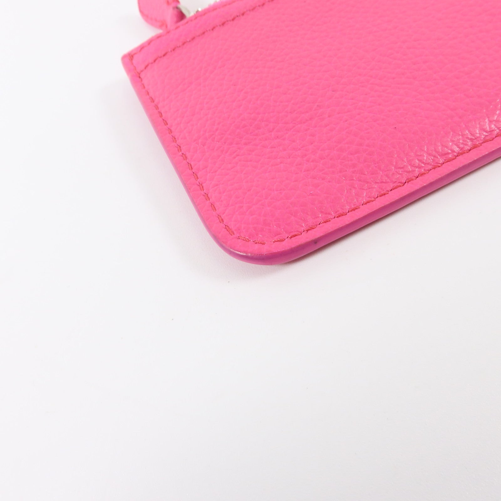 BALENCIAGA 牛皮皮革Card Case銀扣卡片套