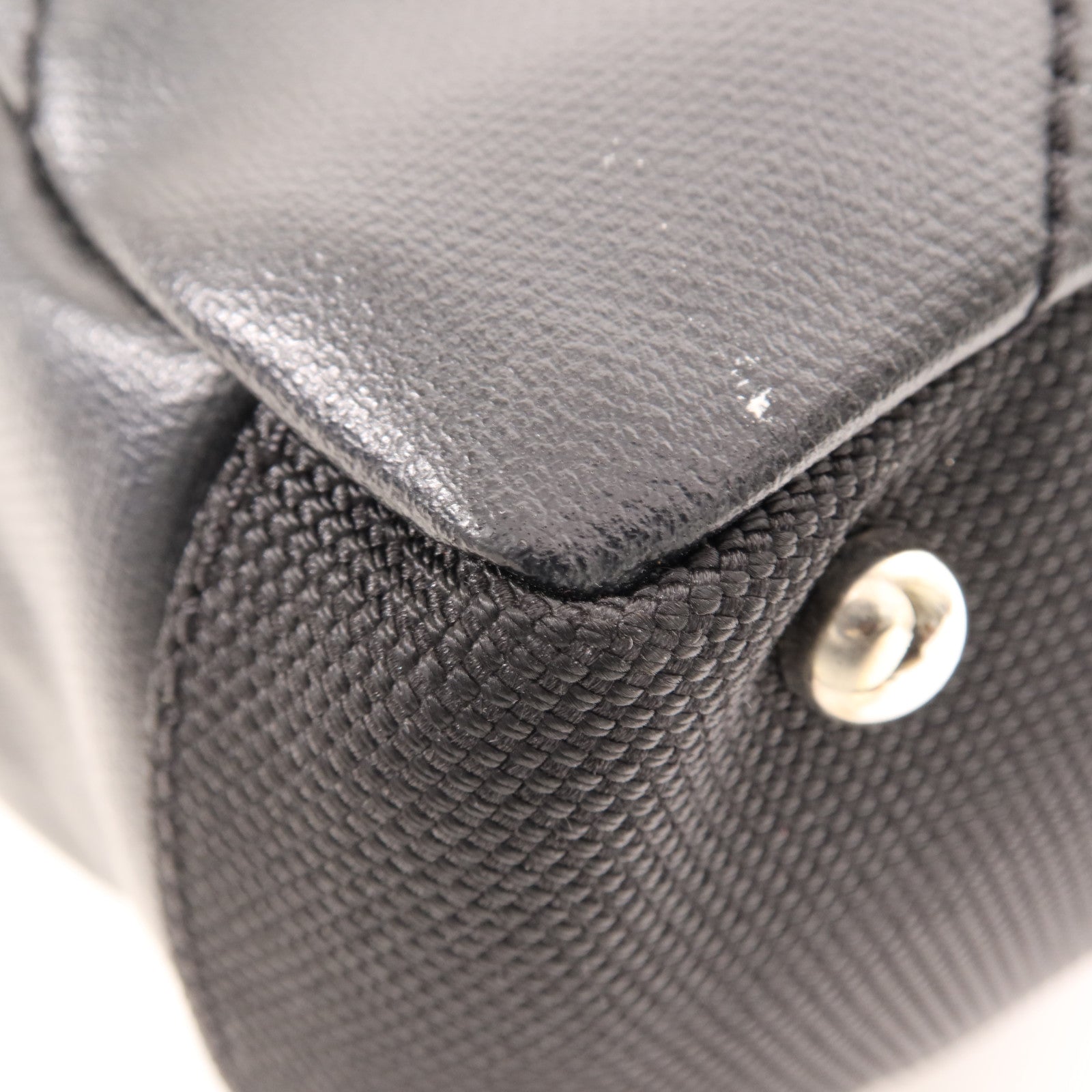 CHANEL 牛皮皮革Tote Bag銀扣手挽袋