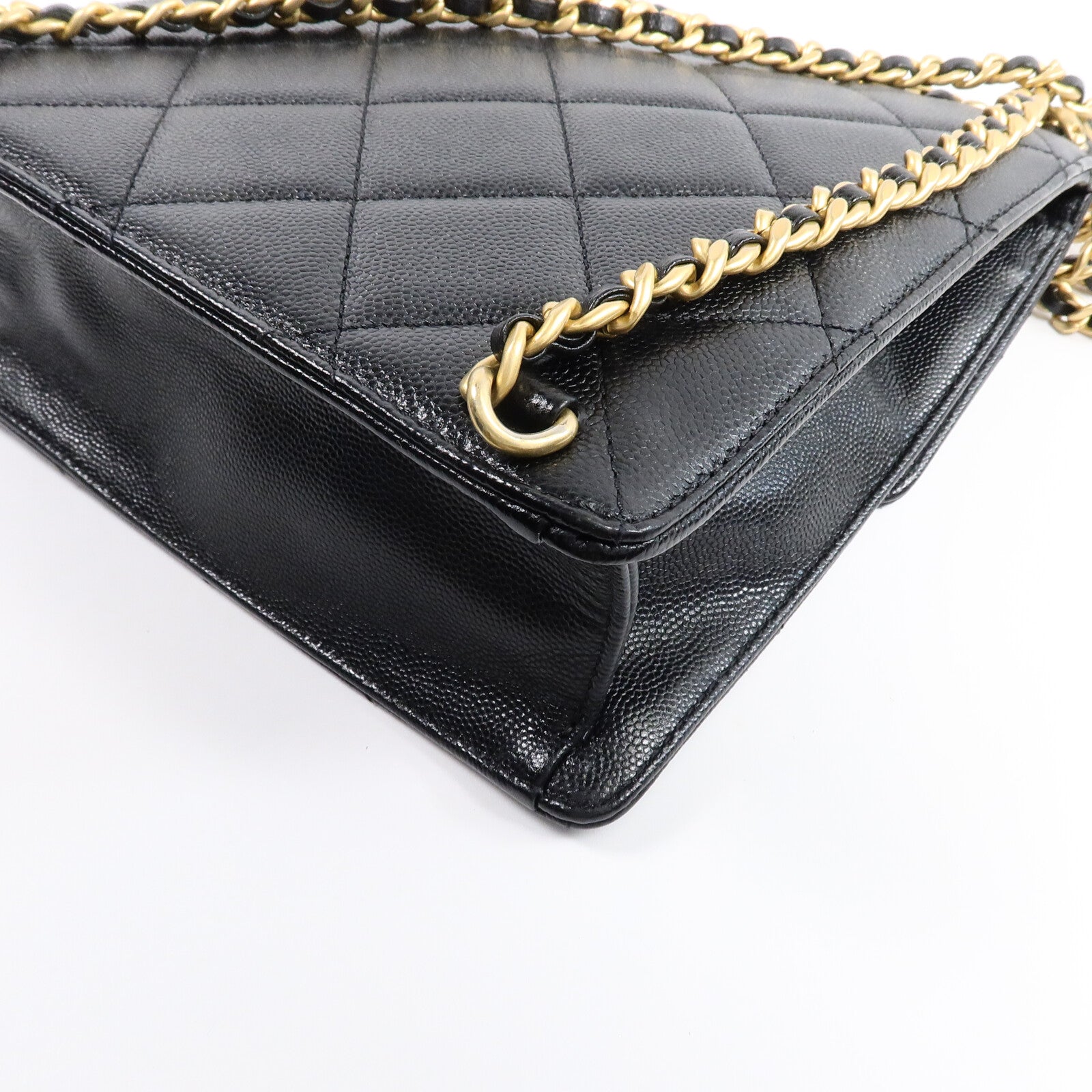 CHANEL 牛皮皮革Chain Backpack背包