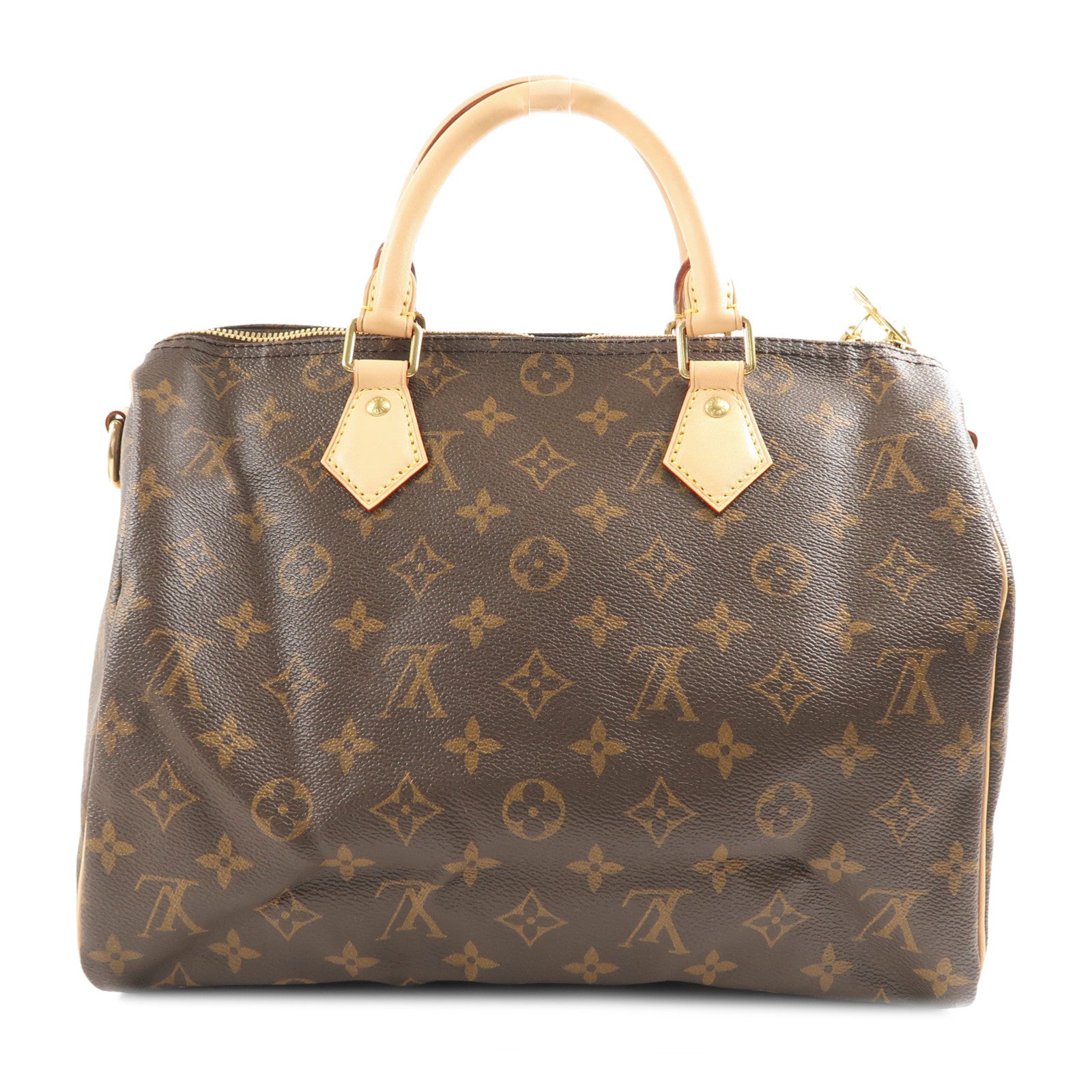 LOUIS VUITTON Monogram Speedy Bandouliere 30金扣手挽肩背兩用袋