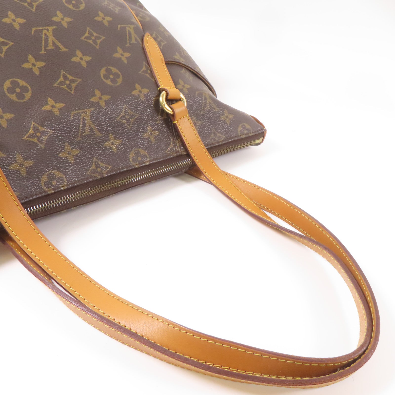 LOUIS VUITTON Monogram Totally MM金扣肩背袋啡色