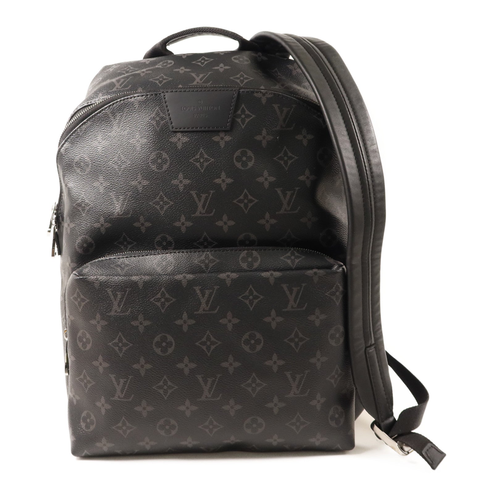 LOUIS VUITTON Monogram Eclipse Discovery PM銀扣背包