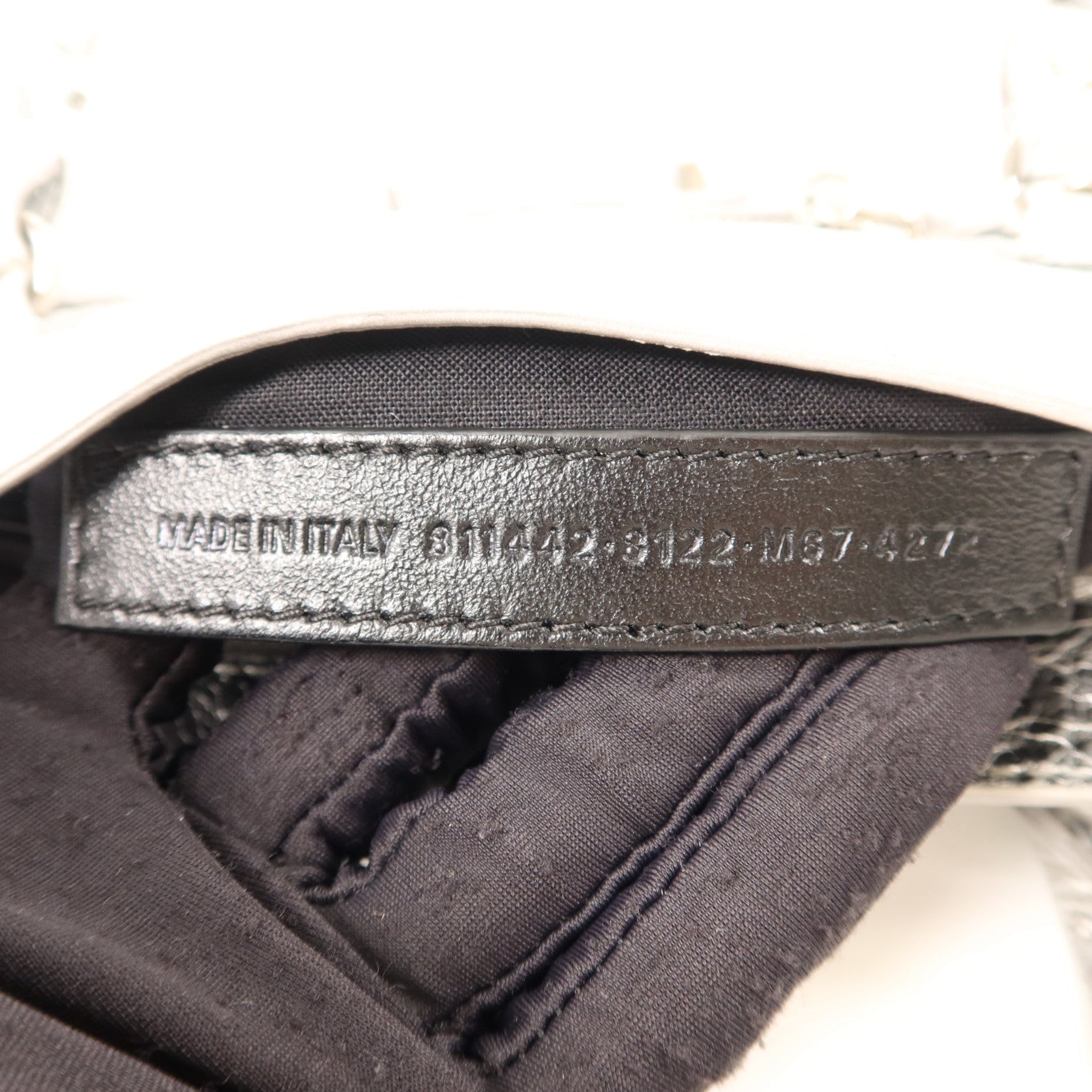 BALENCIAGA 牛皮皮革Le City Bag Small銀扣手挽肩背兩用袋