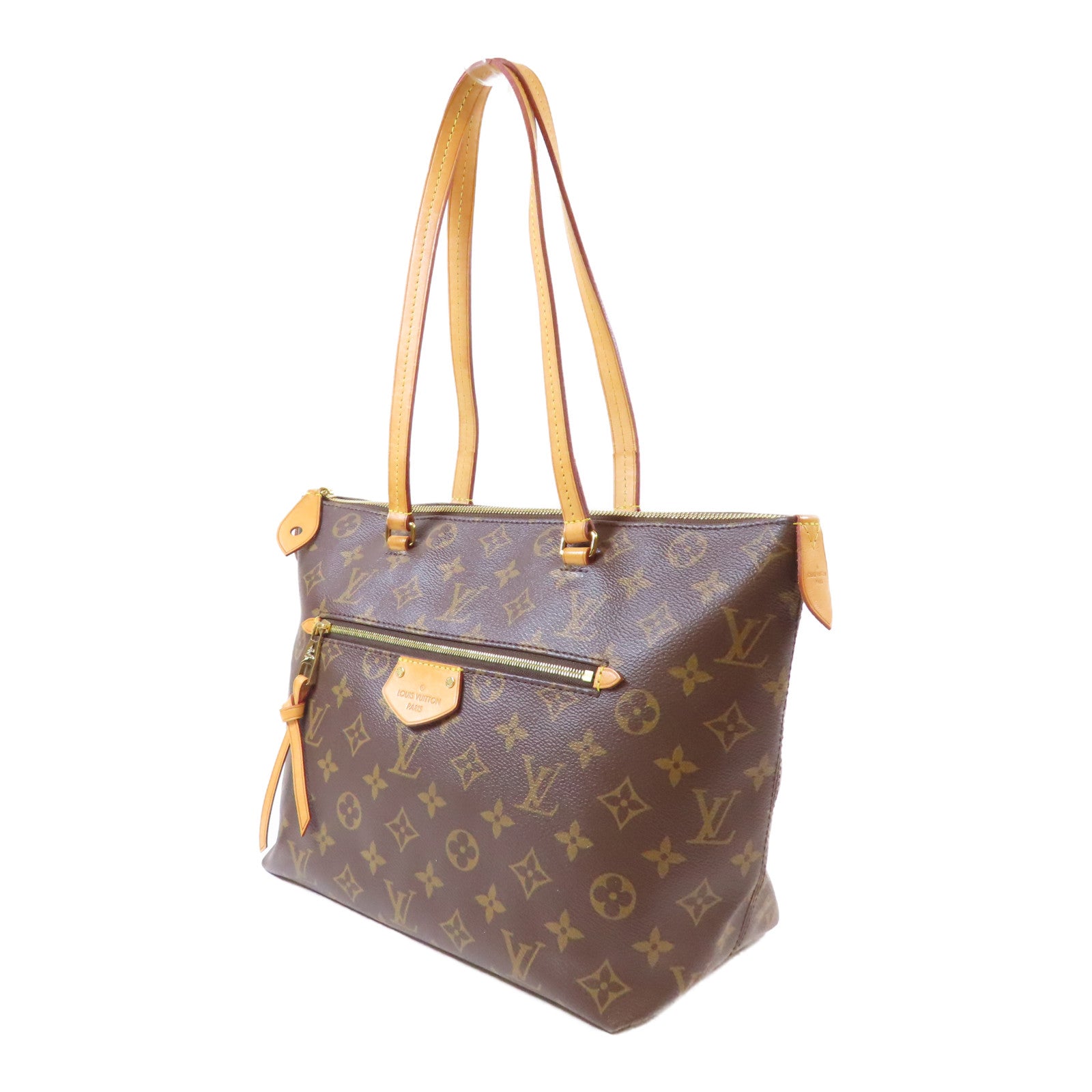 LOUIS VUITTON Monogram Iena PM金扣手挽袋啡色