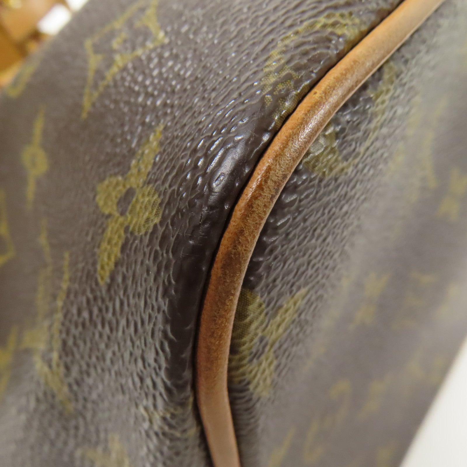 LOUIS VUITTON Monogram Palermo PM金扣手挽肩背兩用袋棕色