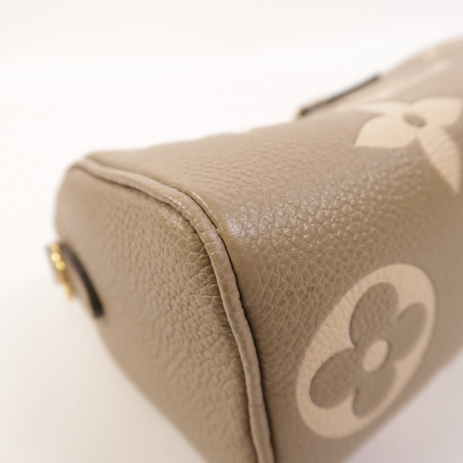 LOUIS VUITTON Monogram Empreinte Nano Speedy金扣手挽肩背兩用袋