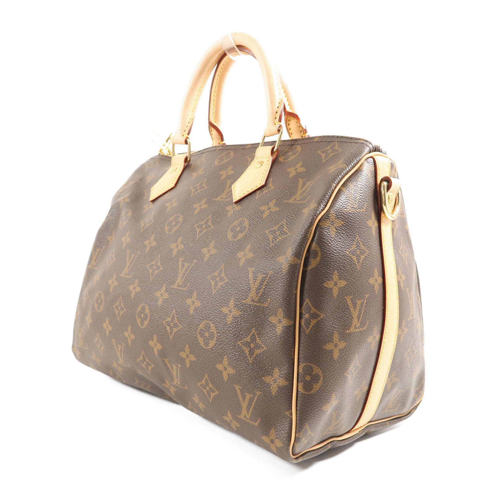 LOUIS VUITTON Monogram Speedy Bandouliere 30金扣手挽肩背兩用袋