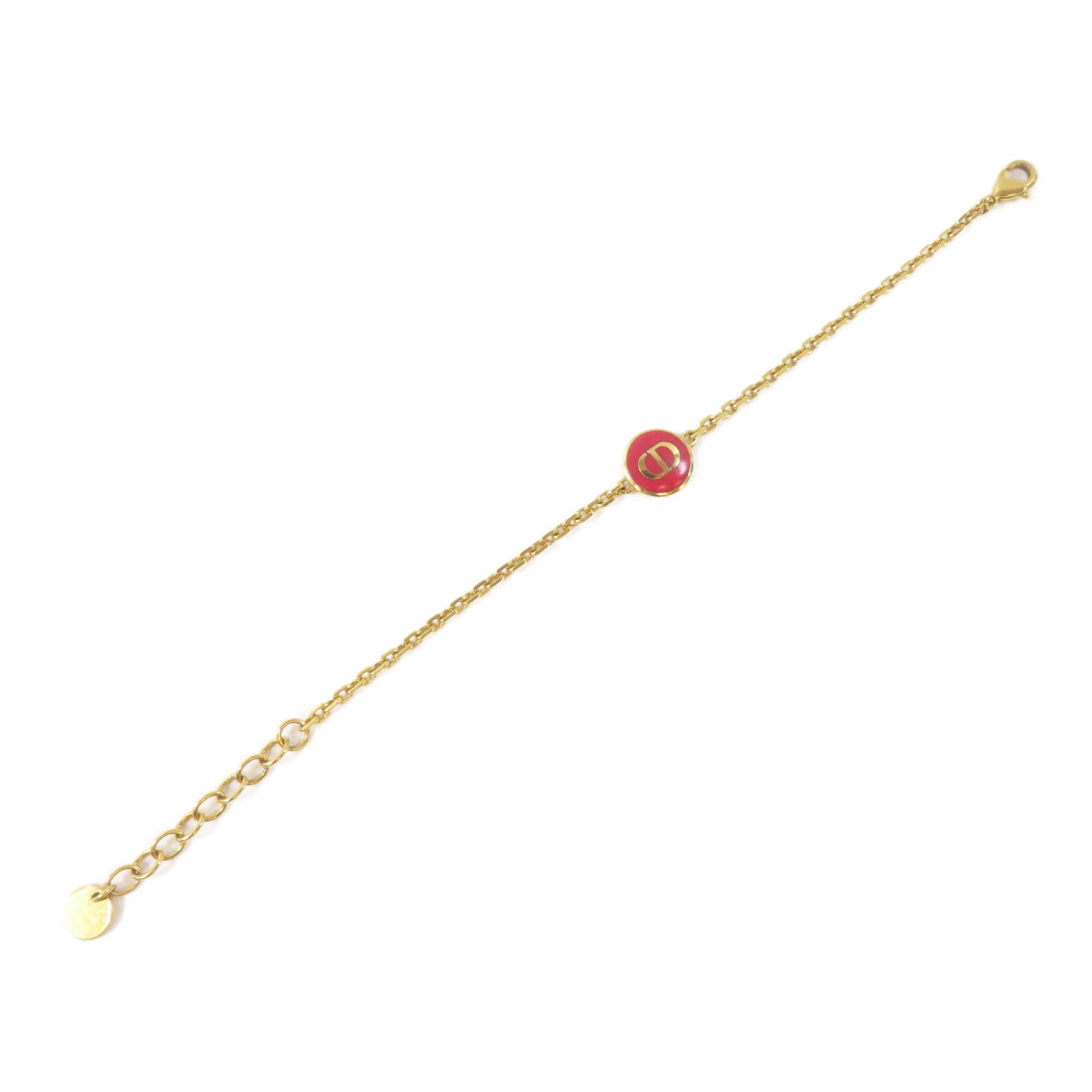 Dior 金屬Bracelet手鏈金色/紅色