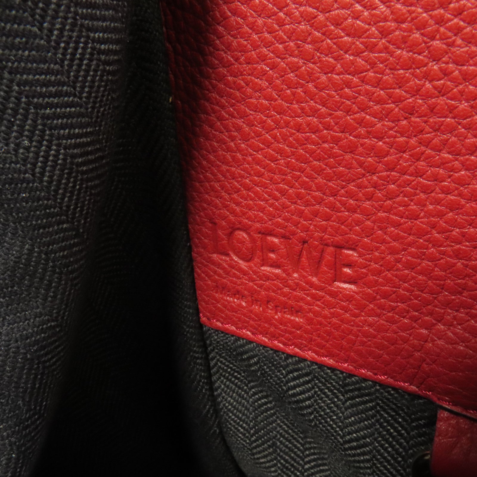 LOEWE 牛皮皮革Hammock Small金扣肩背袋